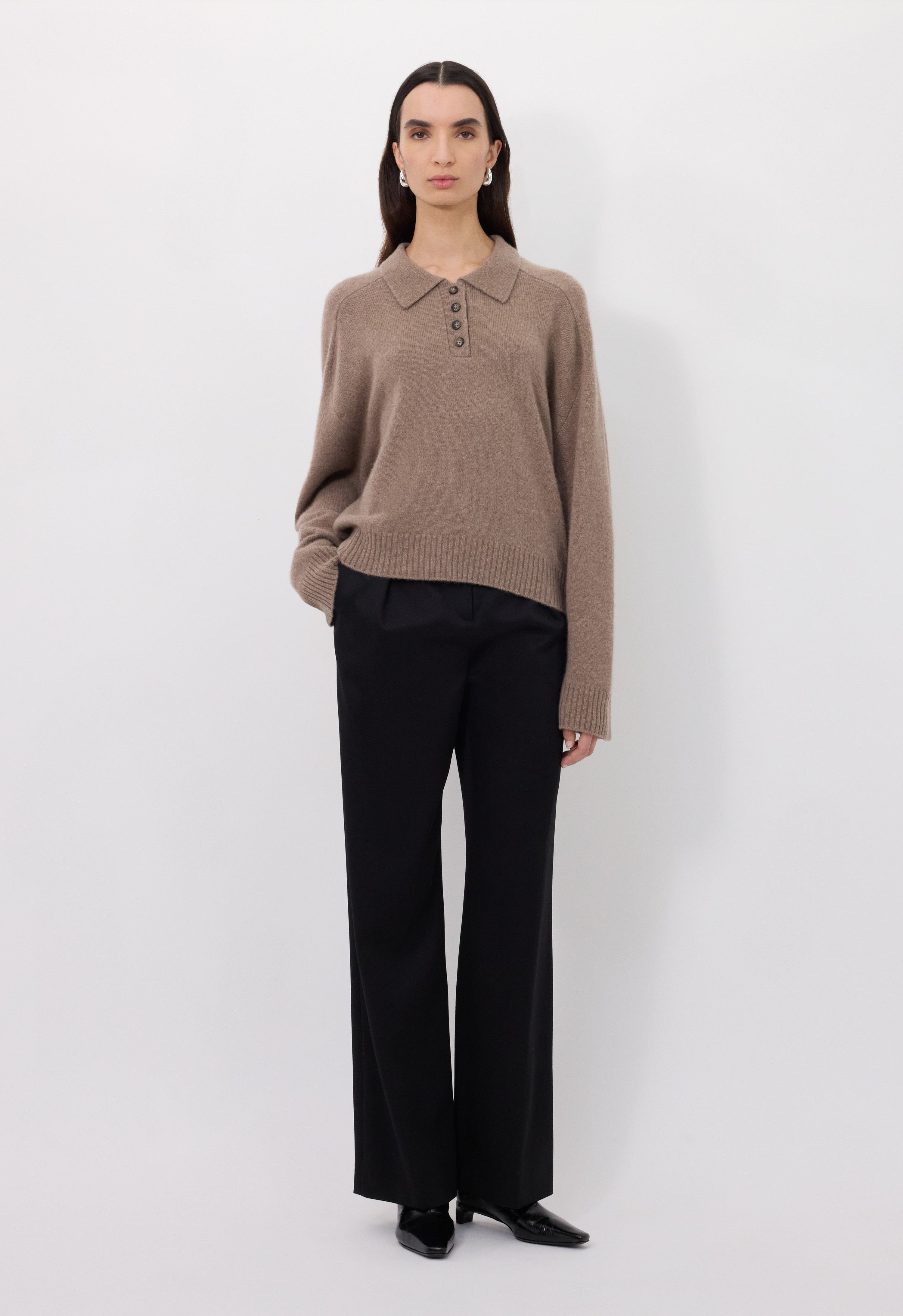 HOMERE LDS Cashmere polo