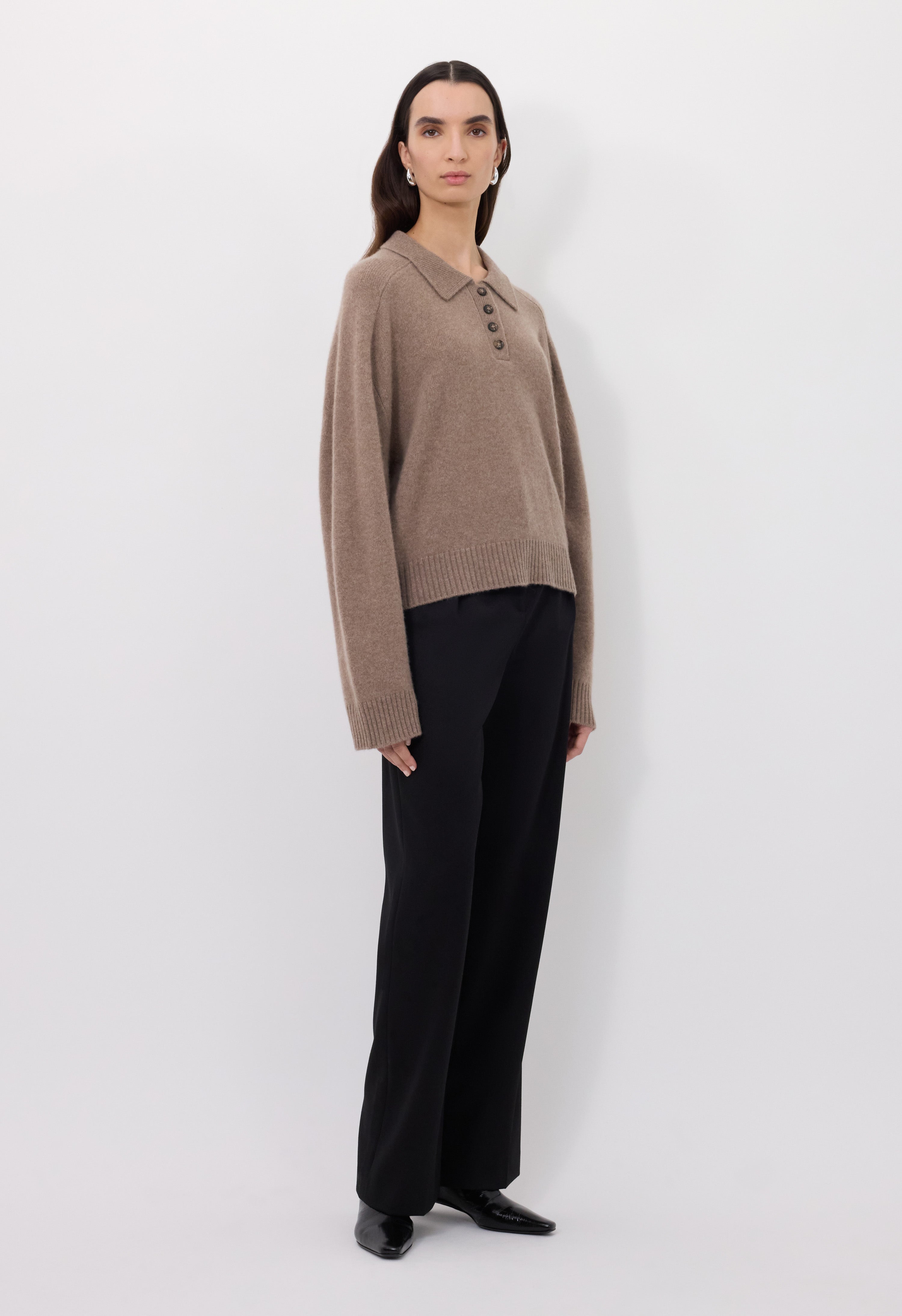 HOMERE LDS Cashmere polo