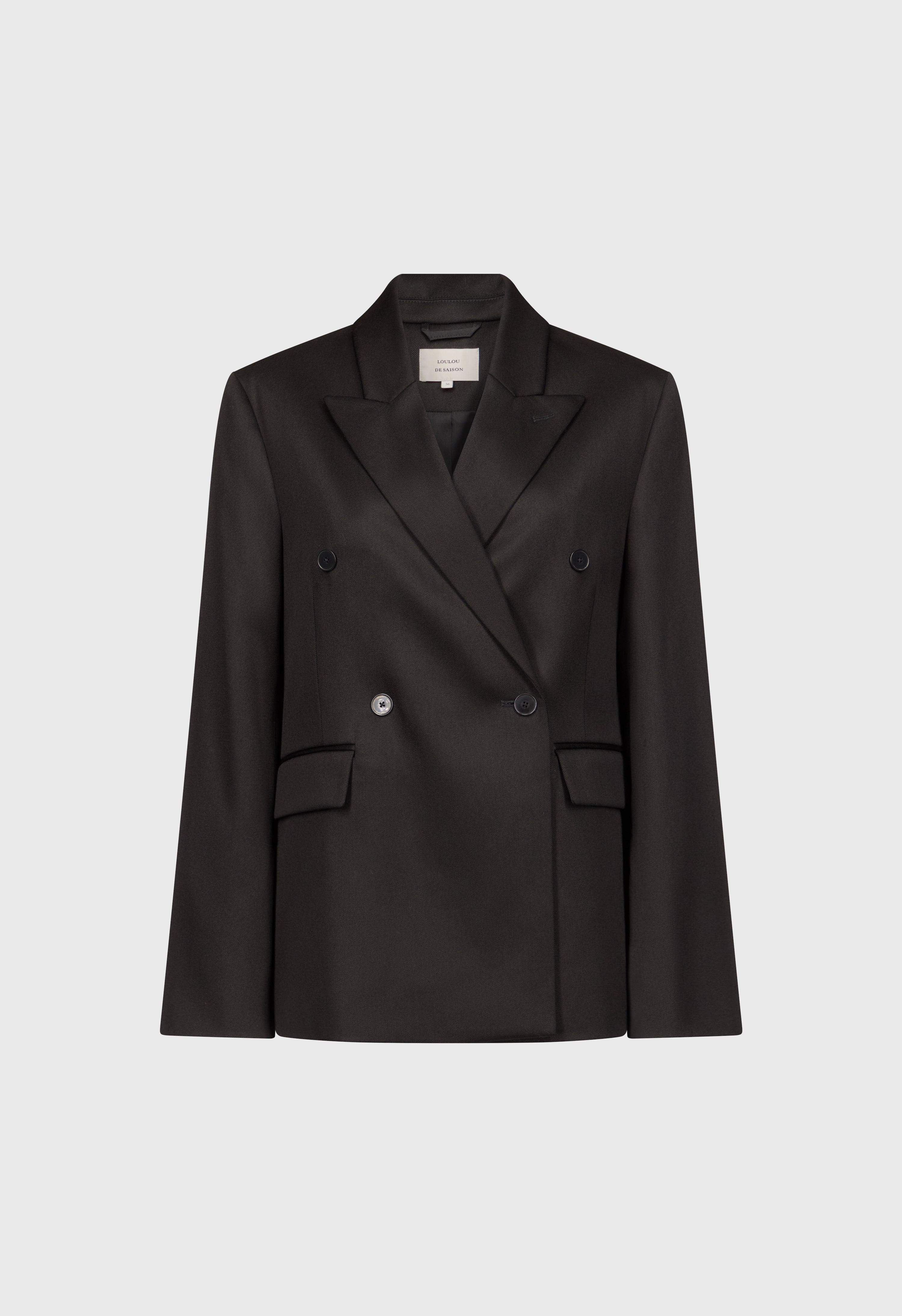 HORN LDS Wool blend double breasted jacket