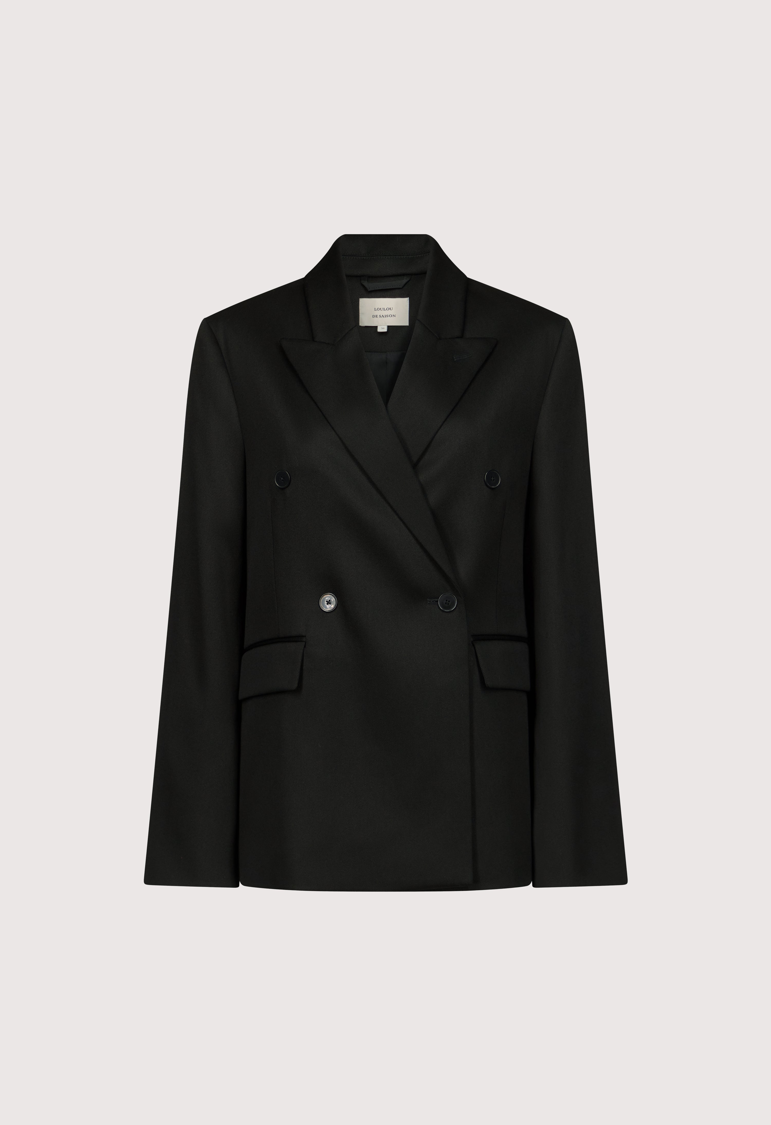 HORN LDS Wool blend double breasted jacket