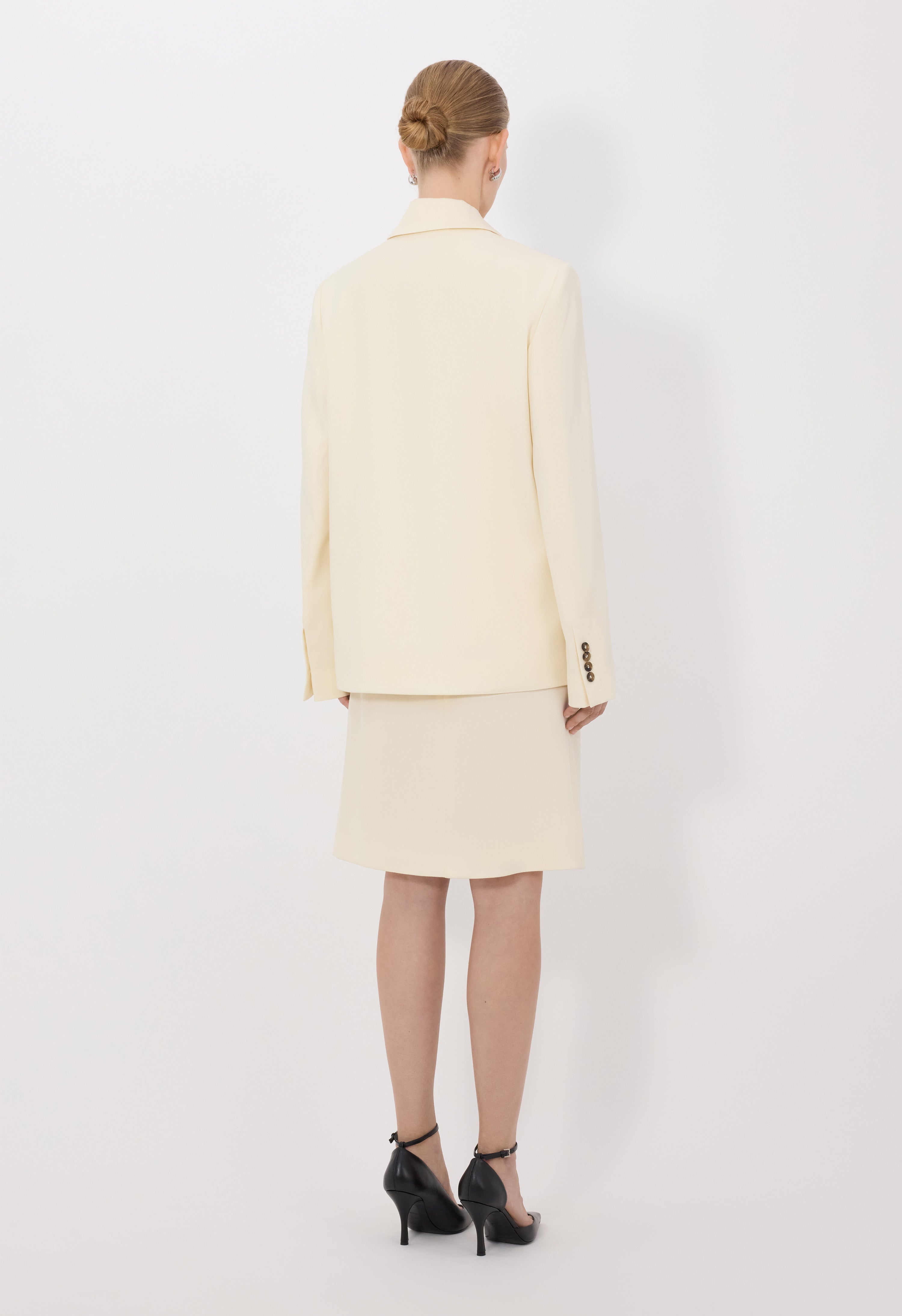 HORN LDS Wool blend double breasted jacket