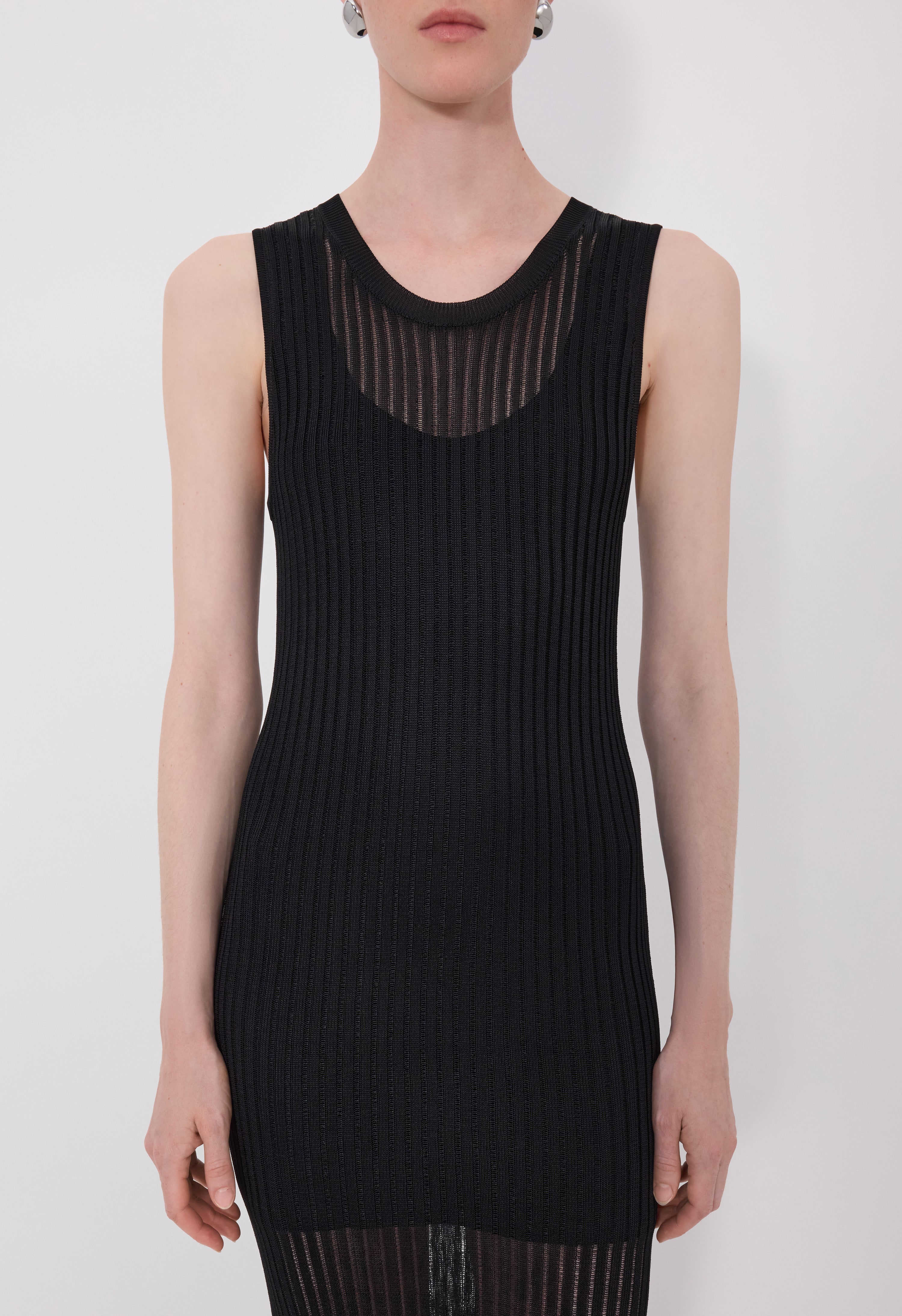 ICARIA Semi-sheer dress