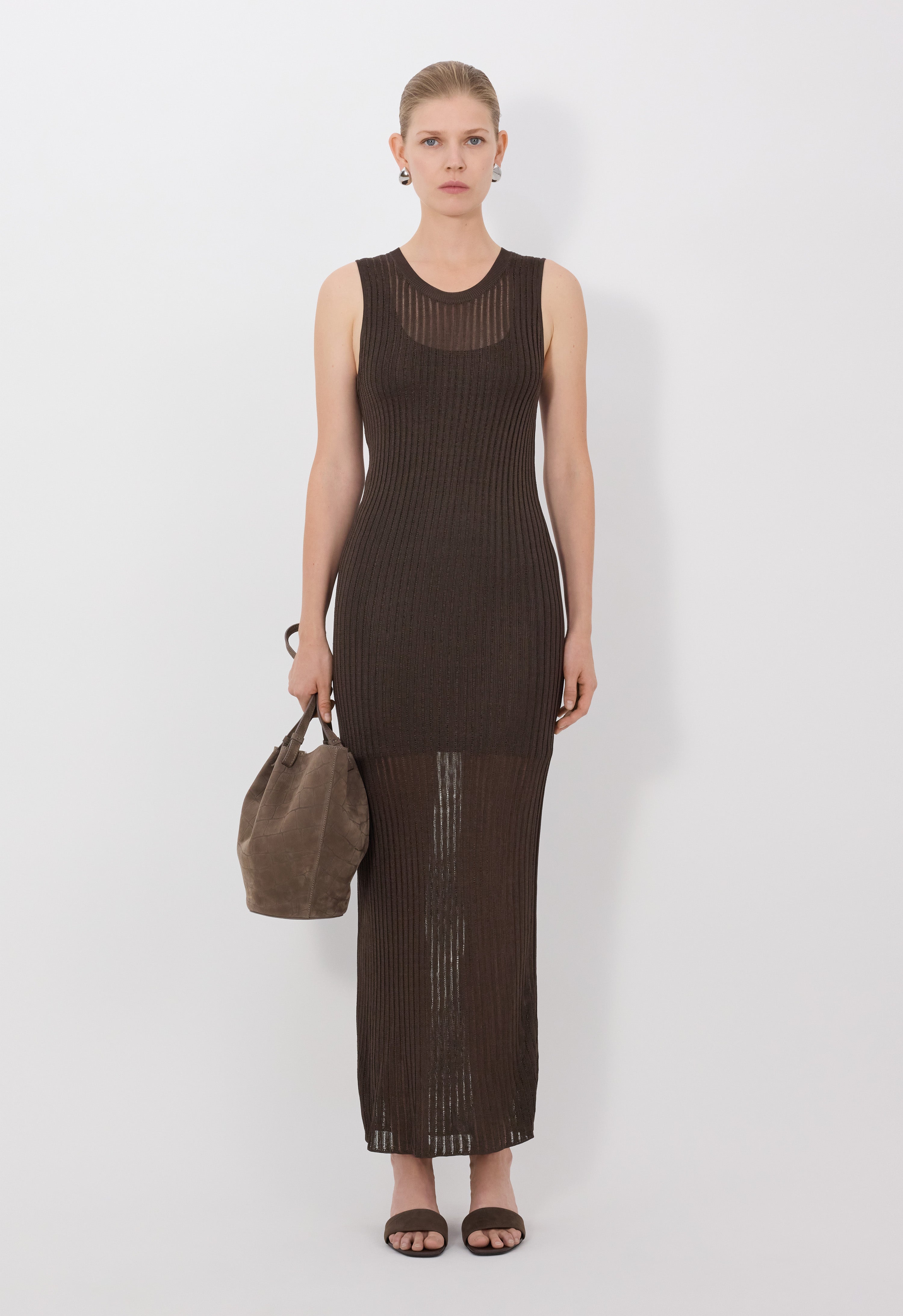ICARIA Semi-sheer dress