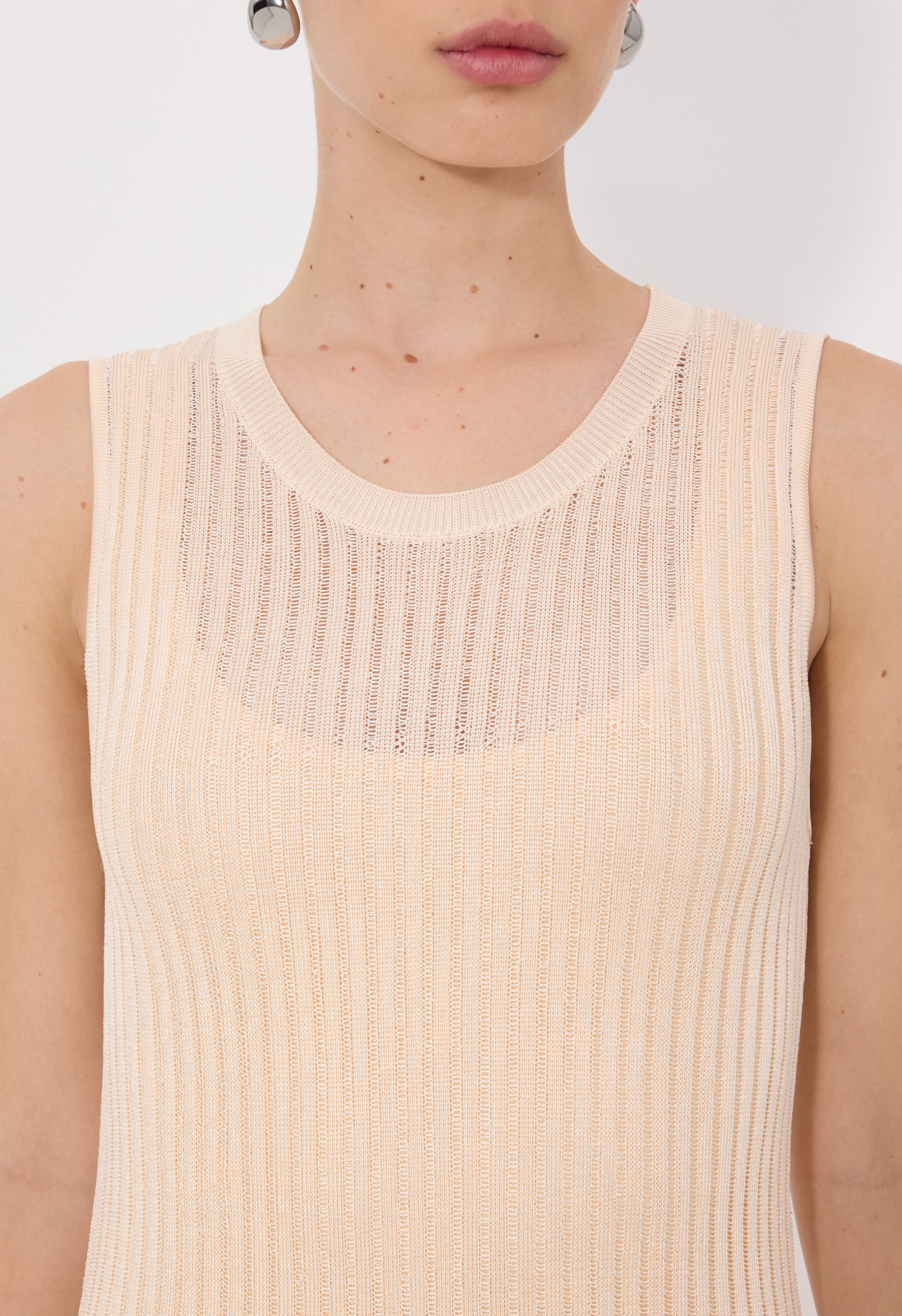 ICARIA Semi-sheer dress