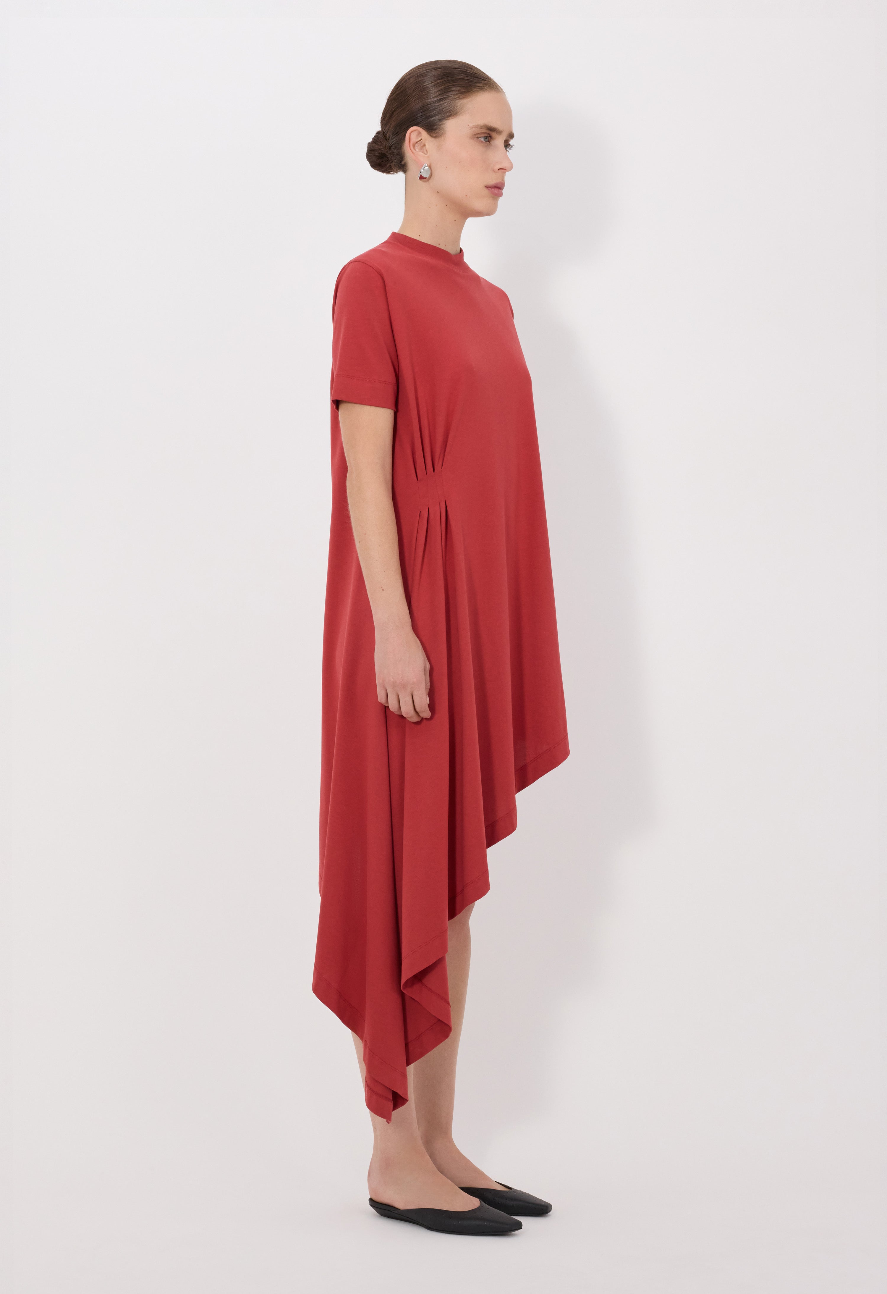 IGARI Asymmetric T-shirt dress