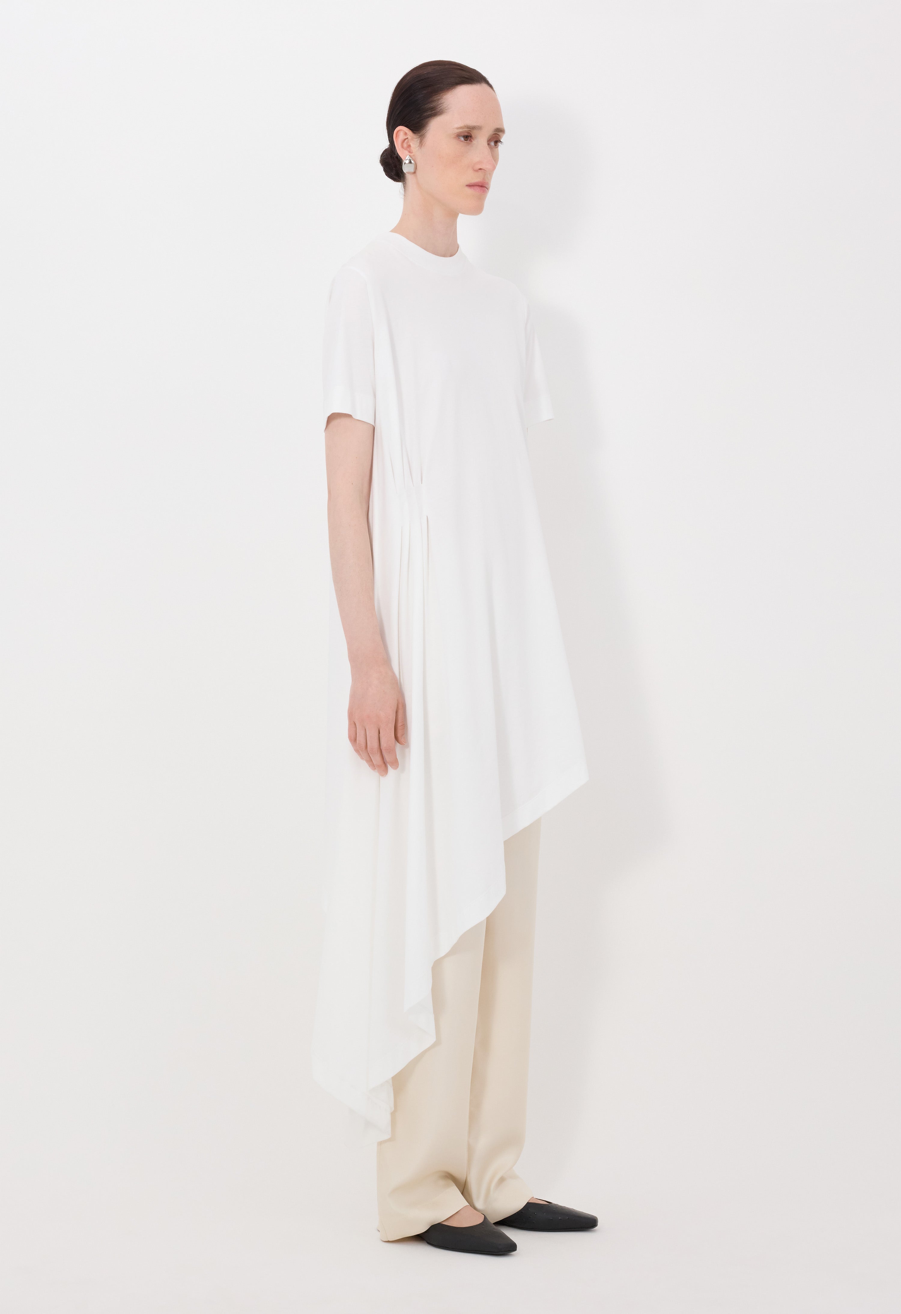 IGARI Asymmetric T-shirt dress