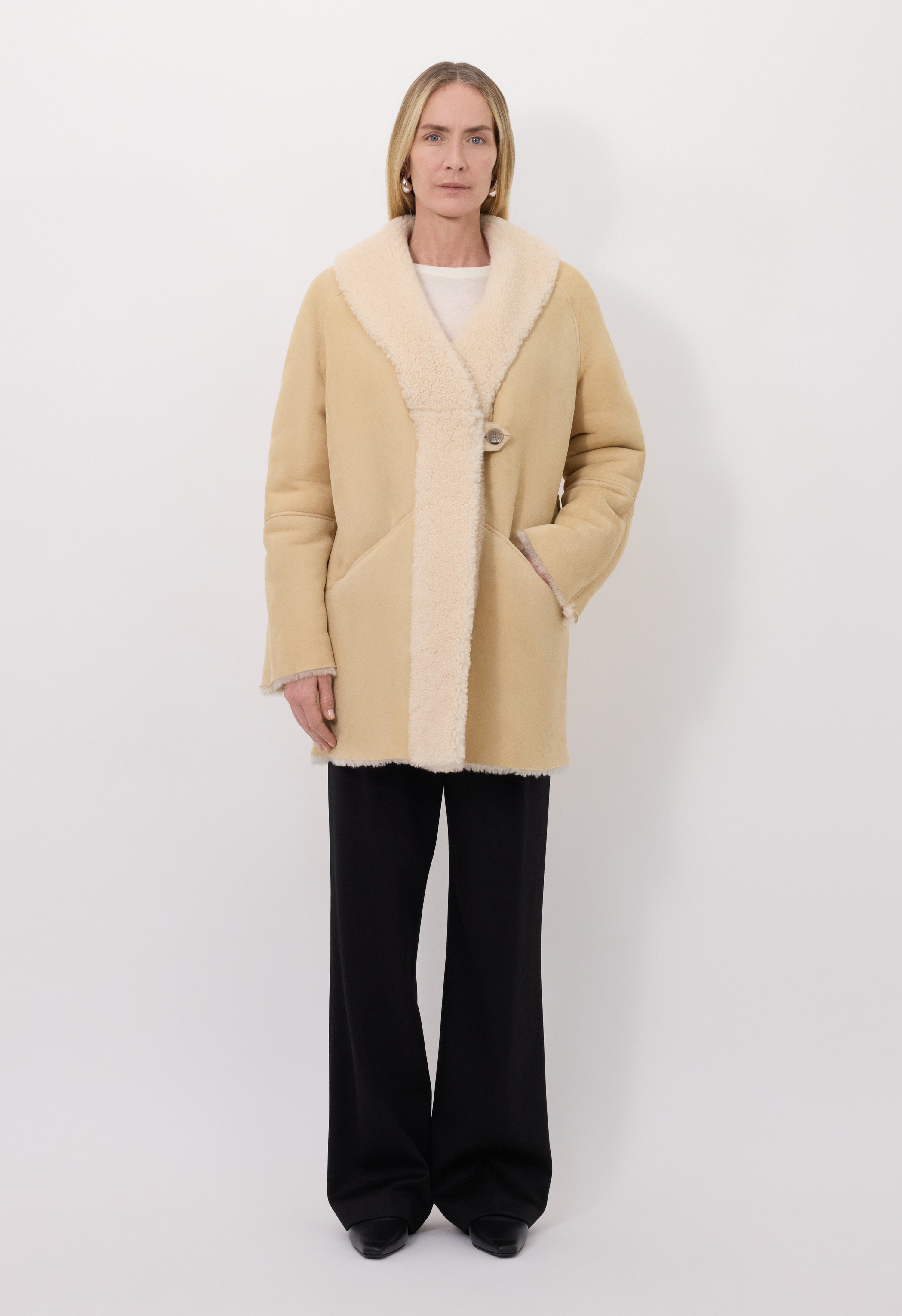 ISAK SHEARLING COAT