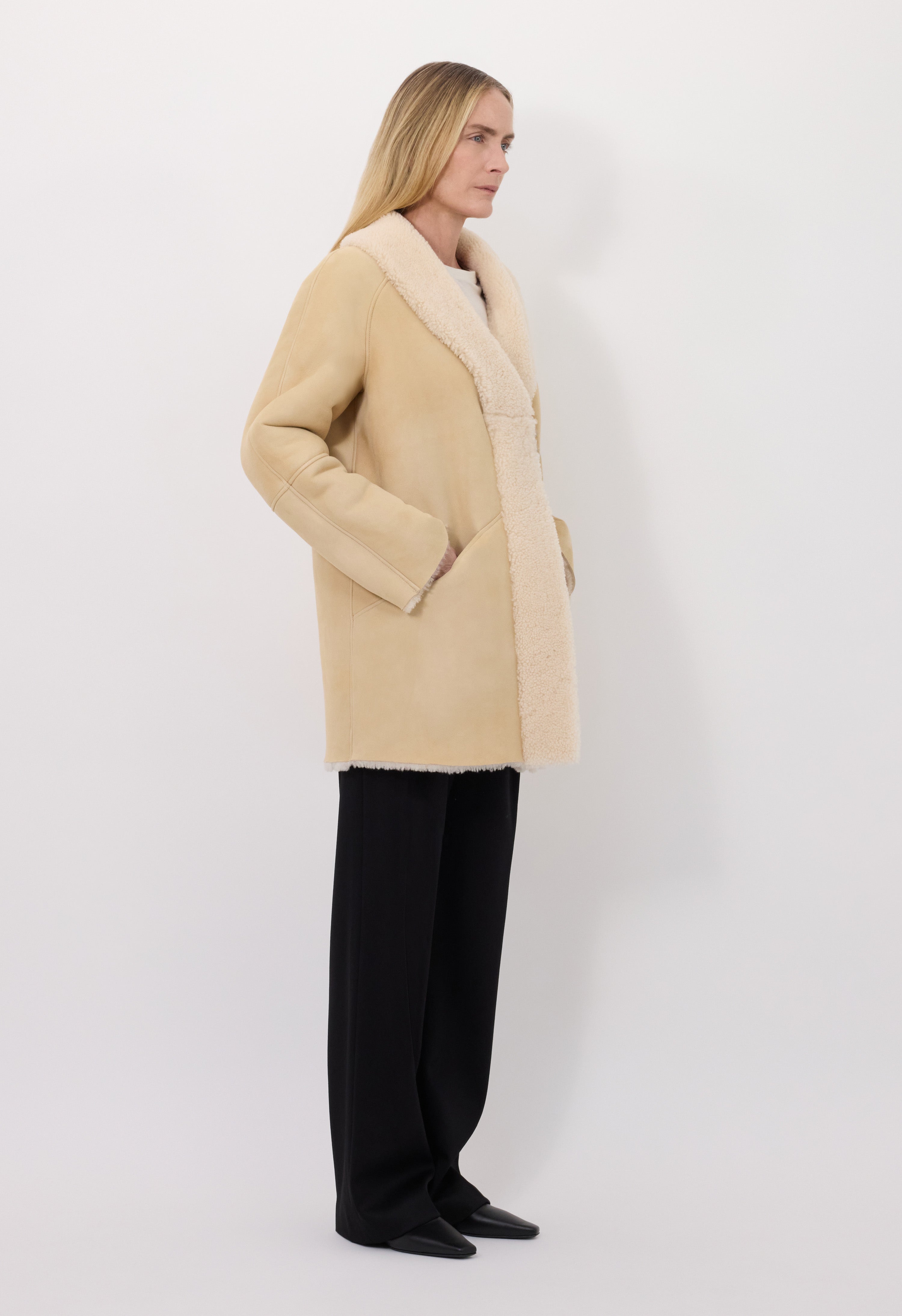 ISAK SHEARLING COAT