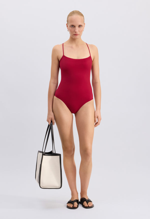 ITAK LDS Criss-crossing straps swimsuit