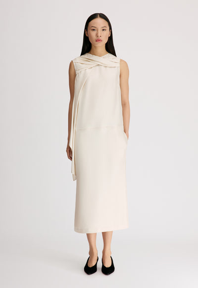 IZIA Robe en sergé de soie