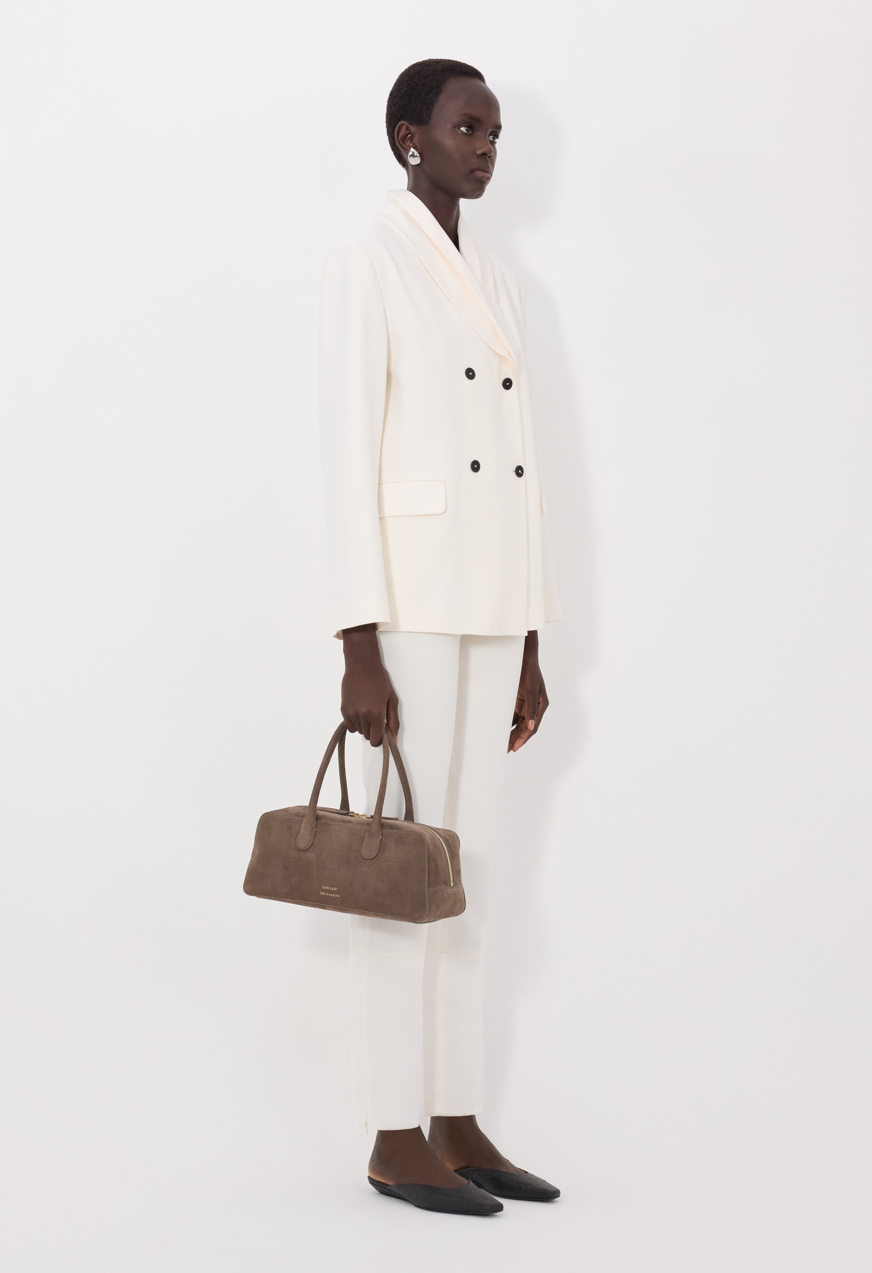 JIHA Shawl collar jacket