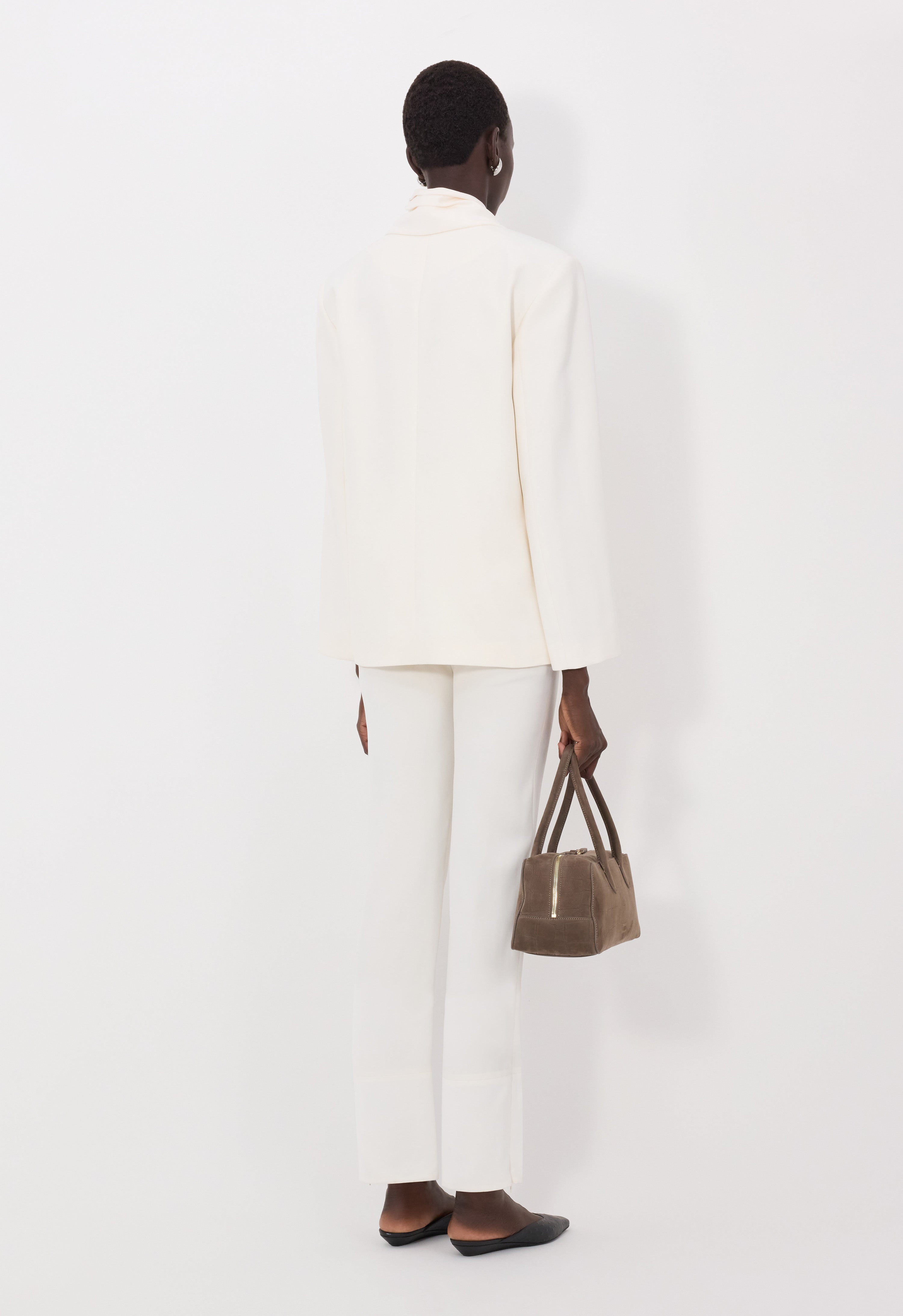 JIHA Shawl collar jacket