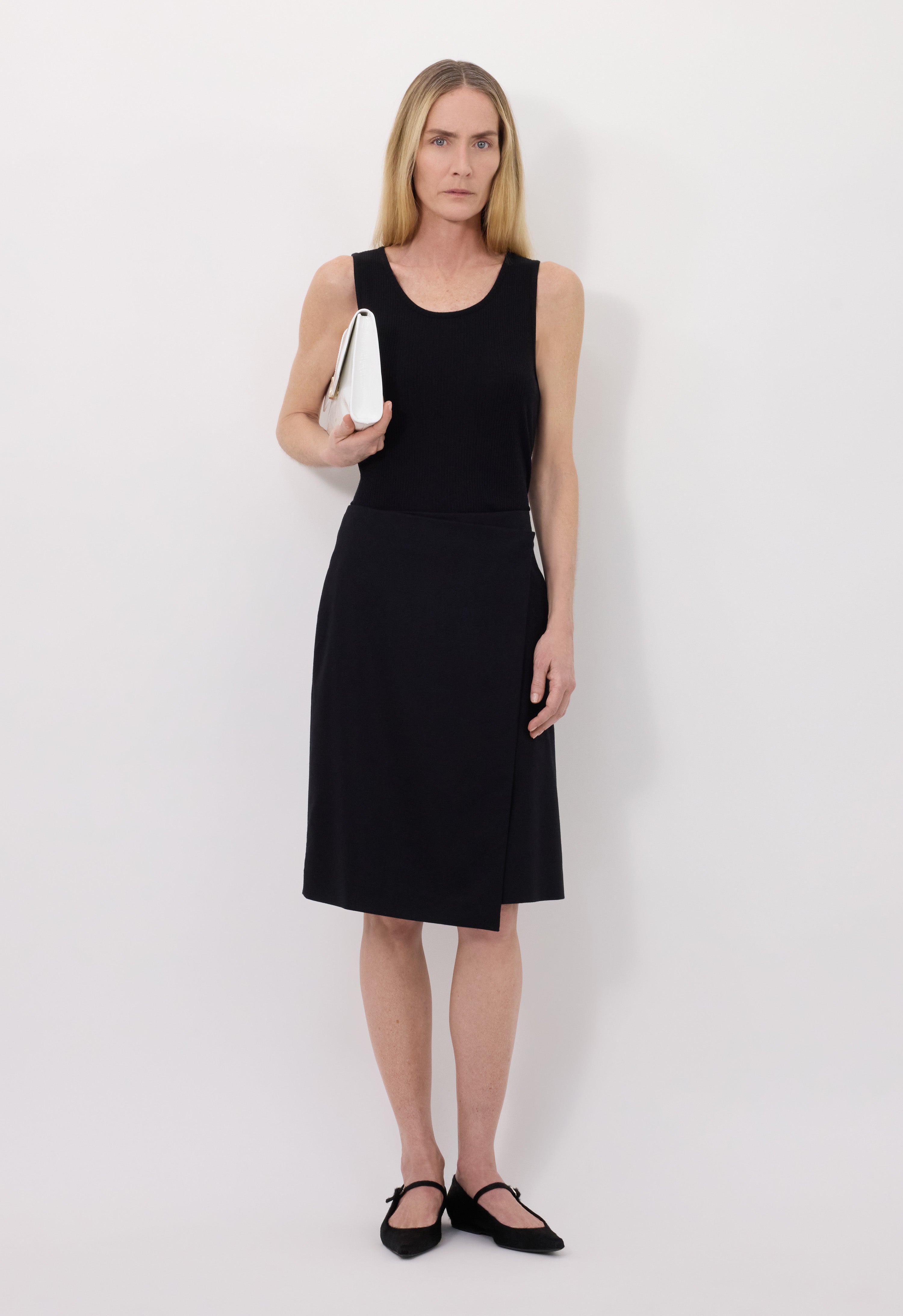 JIL Flannel wrap skirt