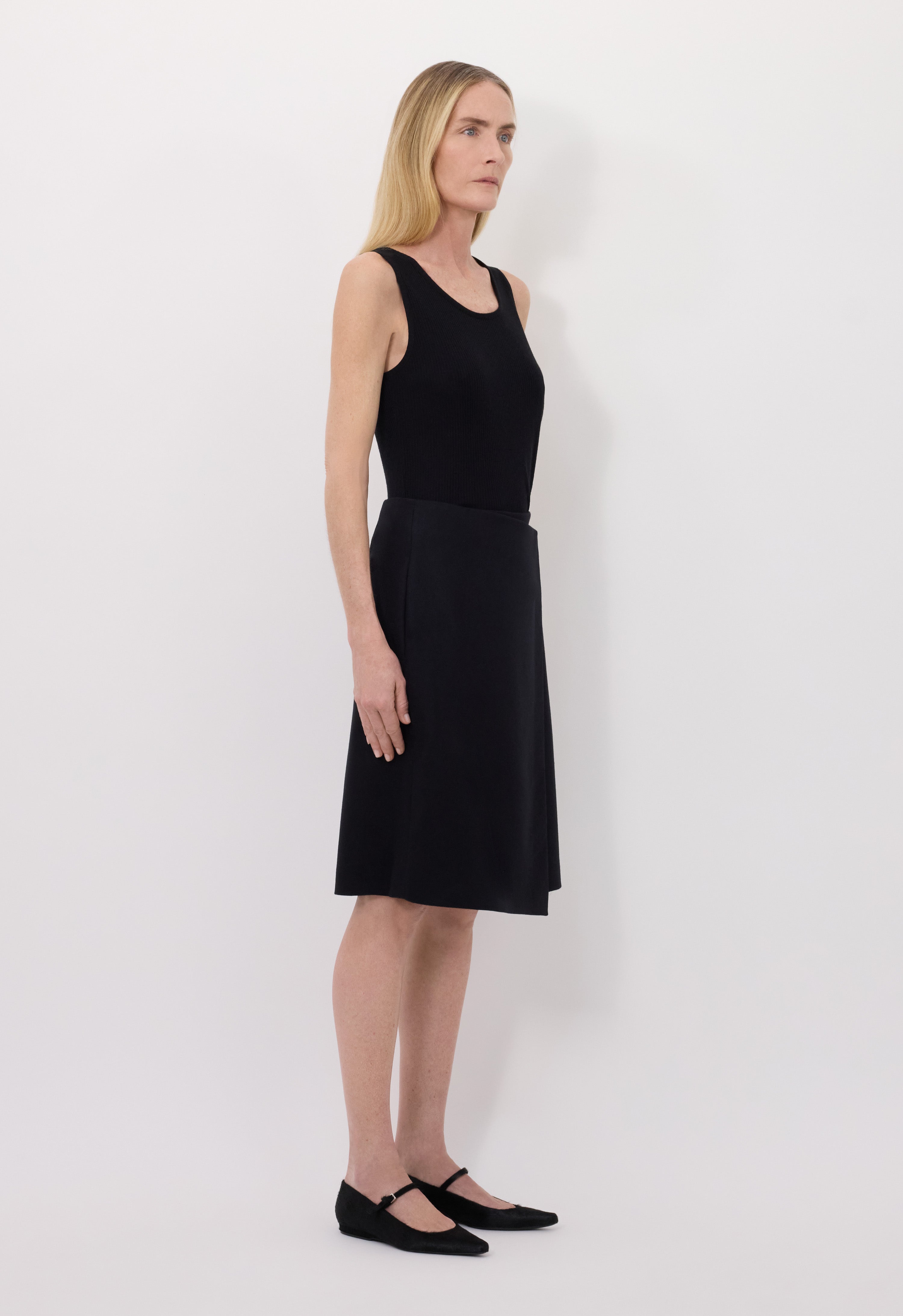 JIL Flannel wrap skirt