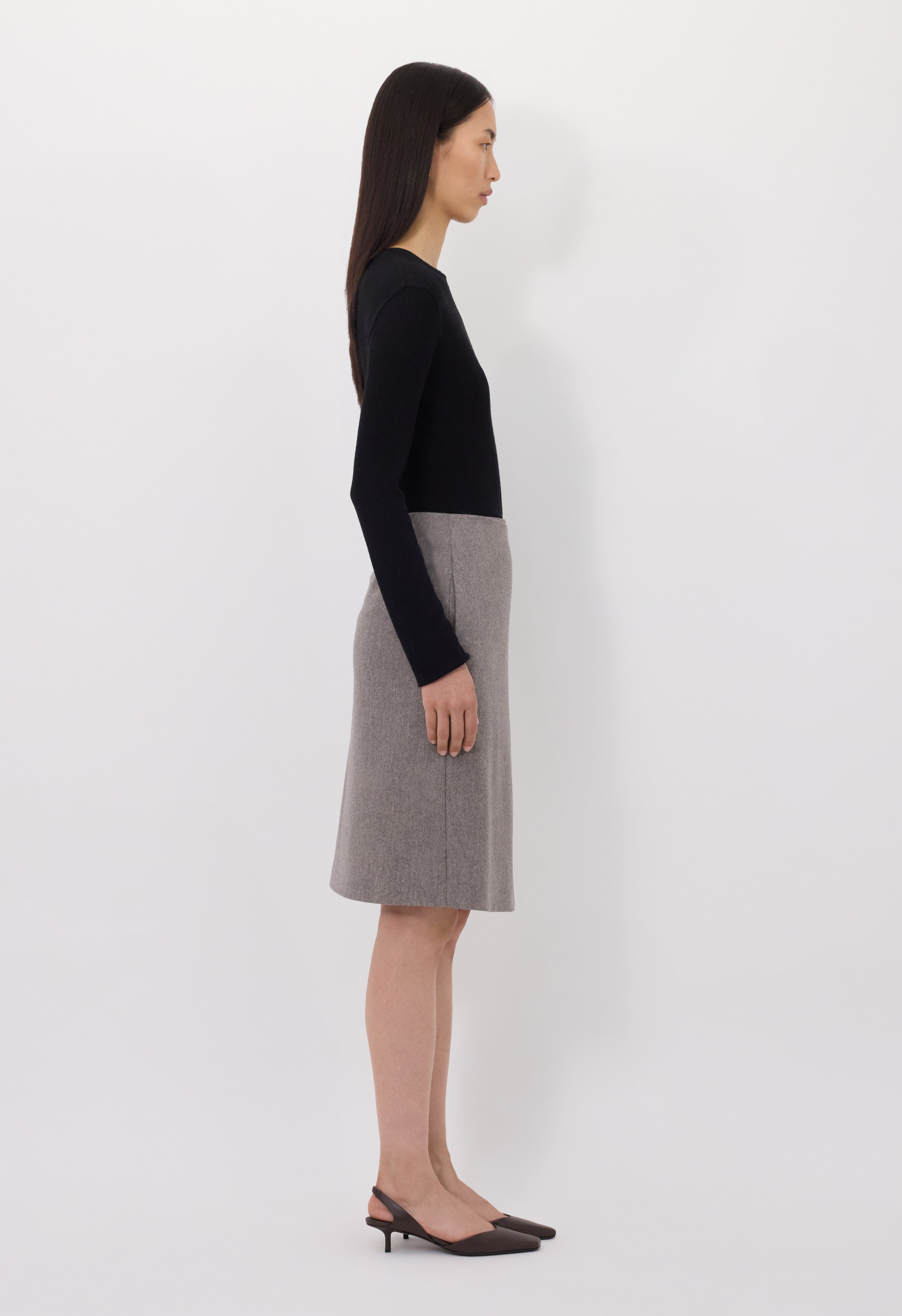 JIL Flannel wrap skirt