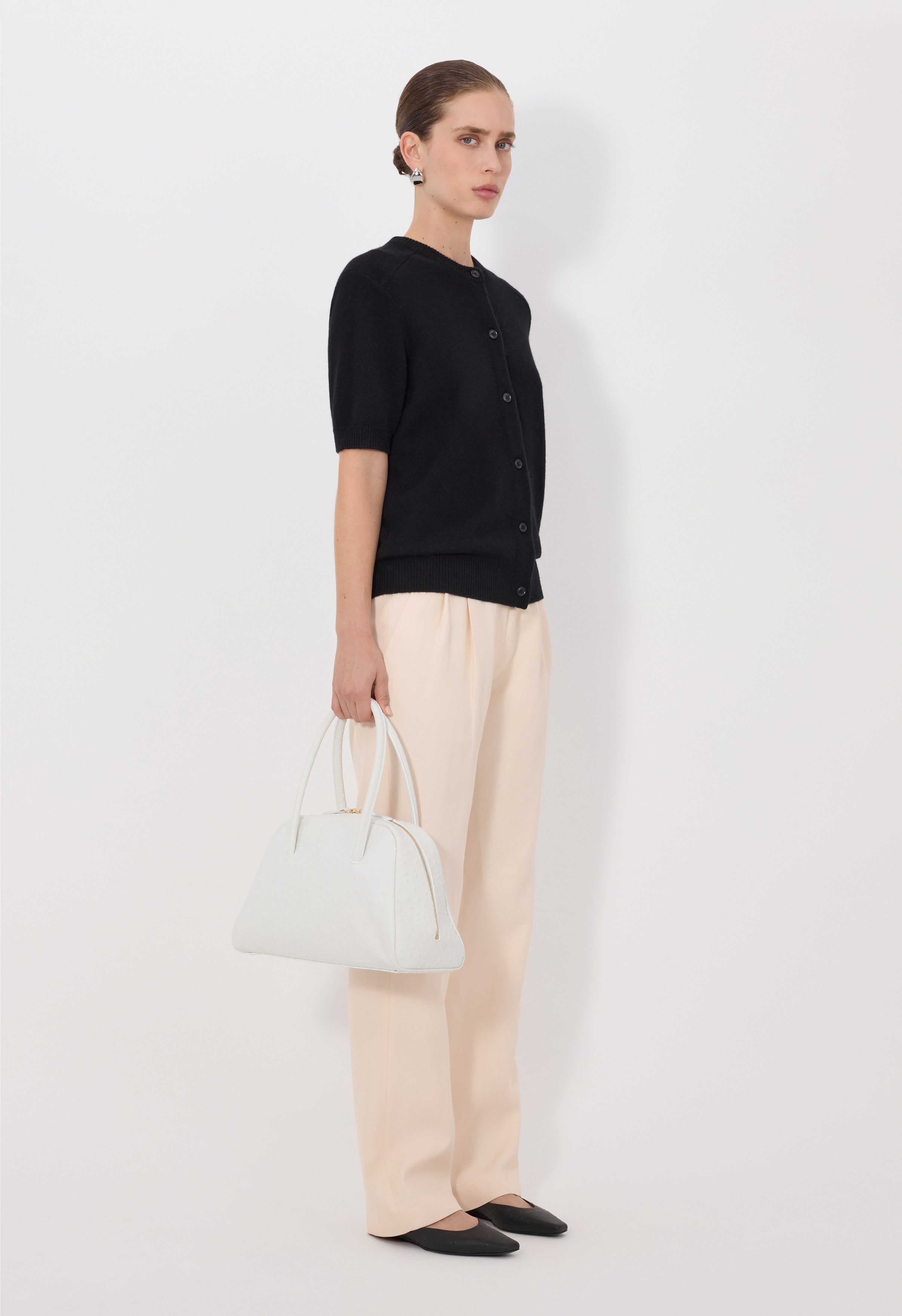 JODI Cardigan à manches courtes en cachemire