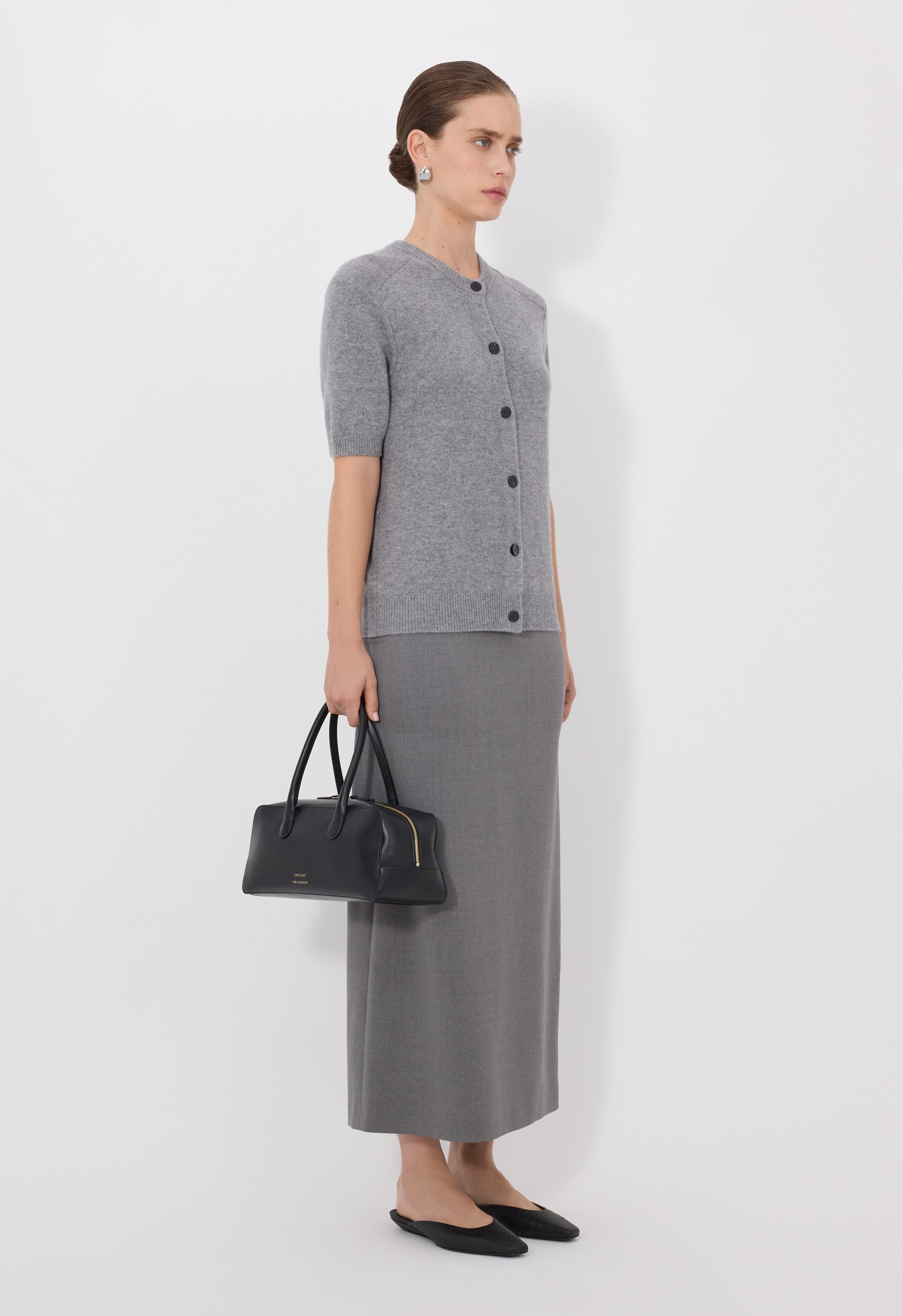 JODI Cardigan à manches courtes en cachemire