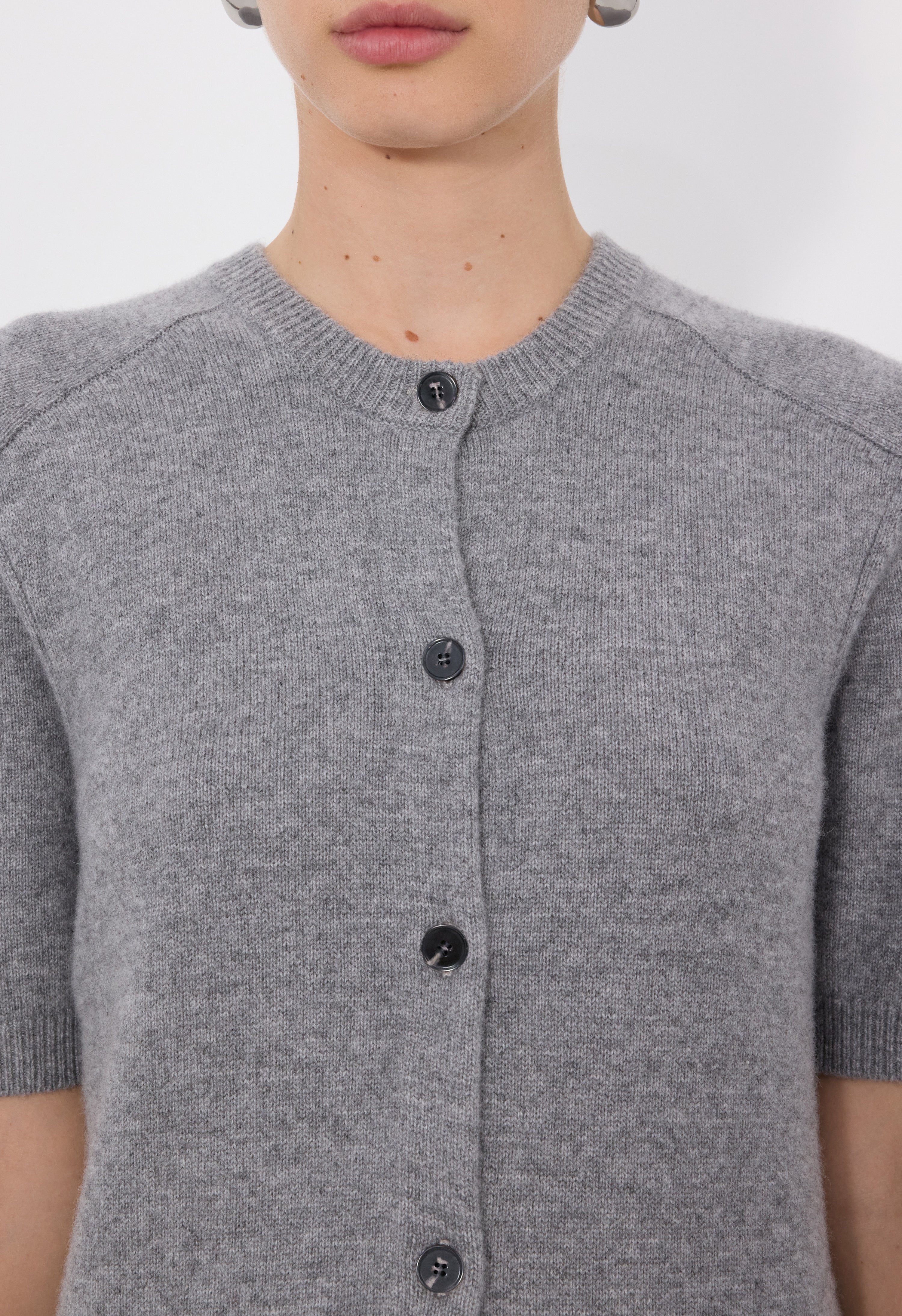 JODI Cardigan à manches courtes en cachemire