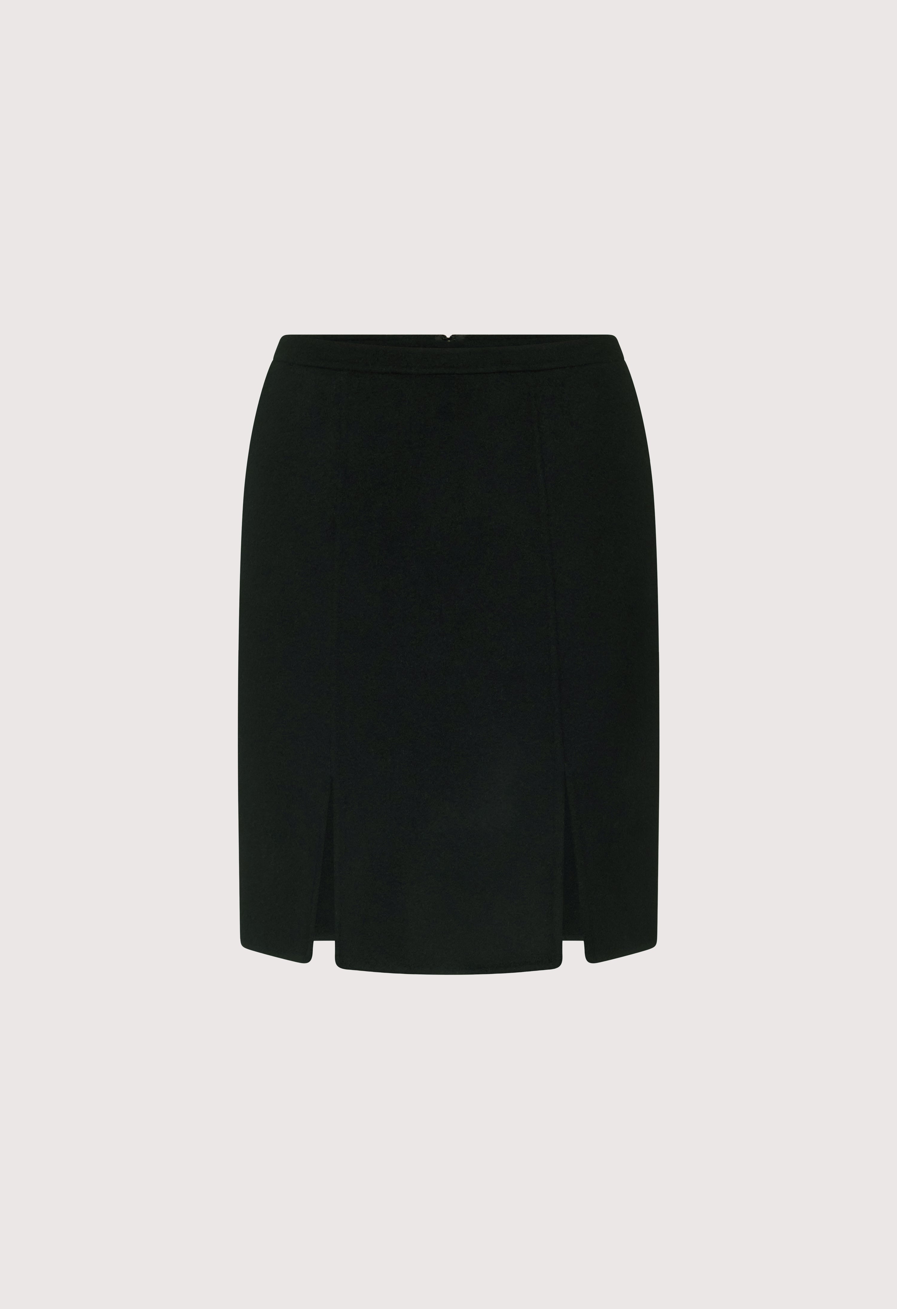 JUDY Wool cashmere drap skirt