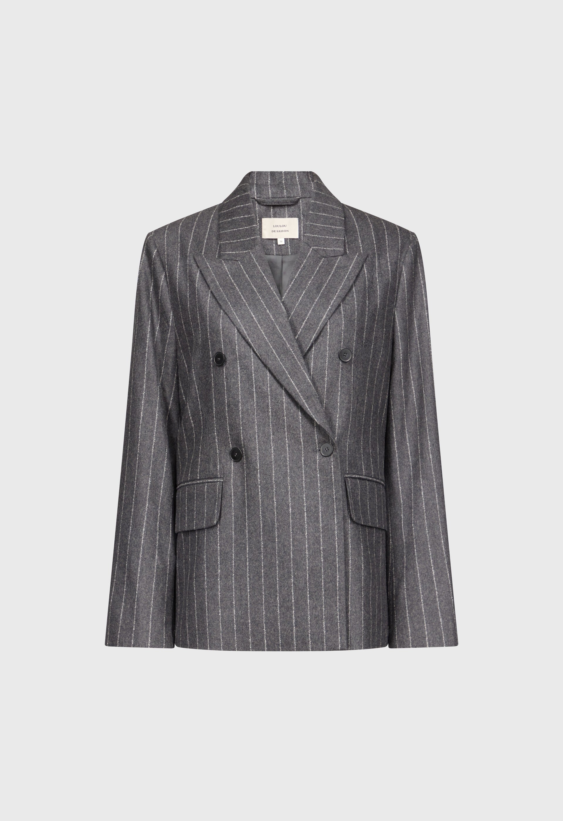 KALEN Striped flannel jacket