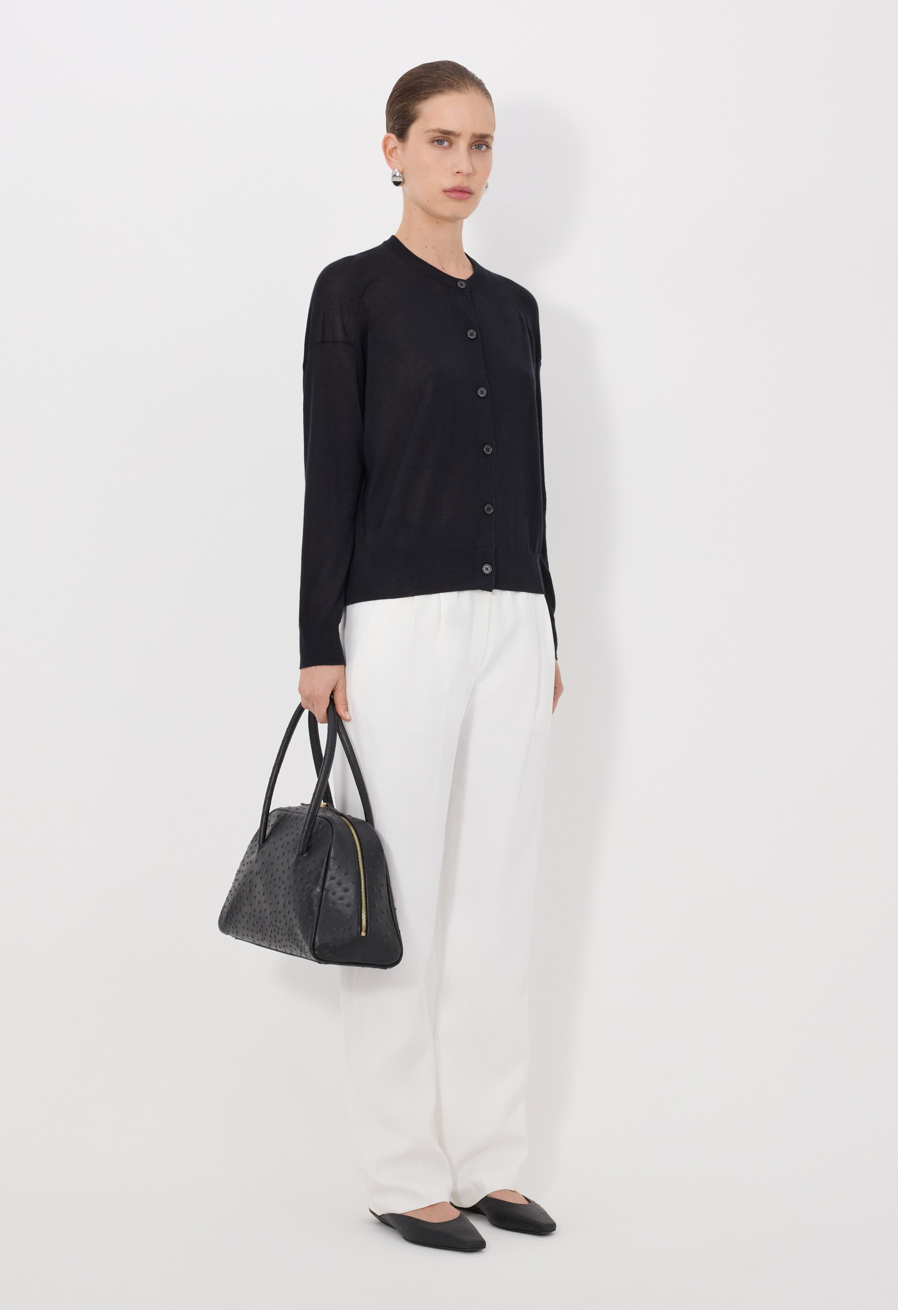 KITA Fluid cashmere cardigan