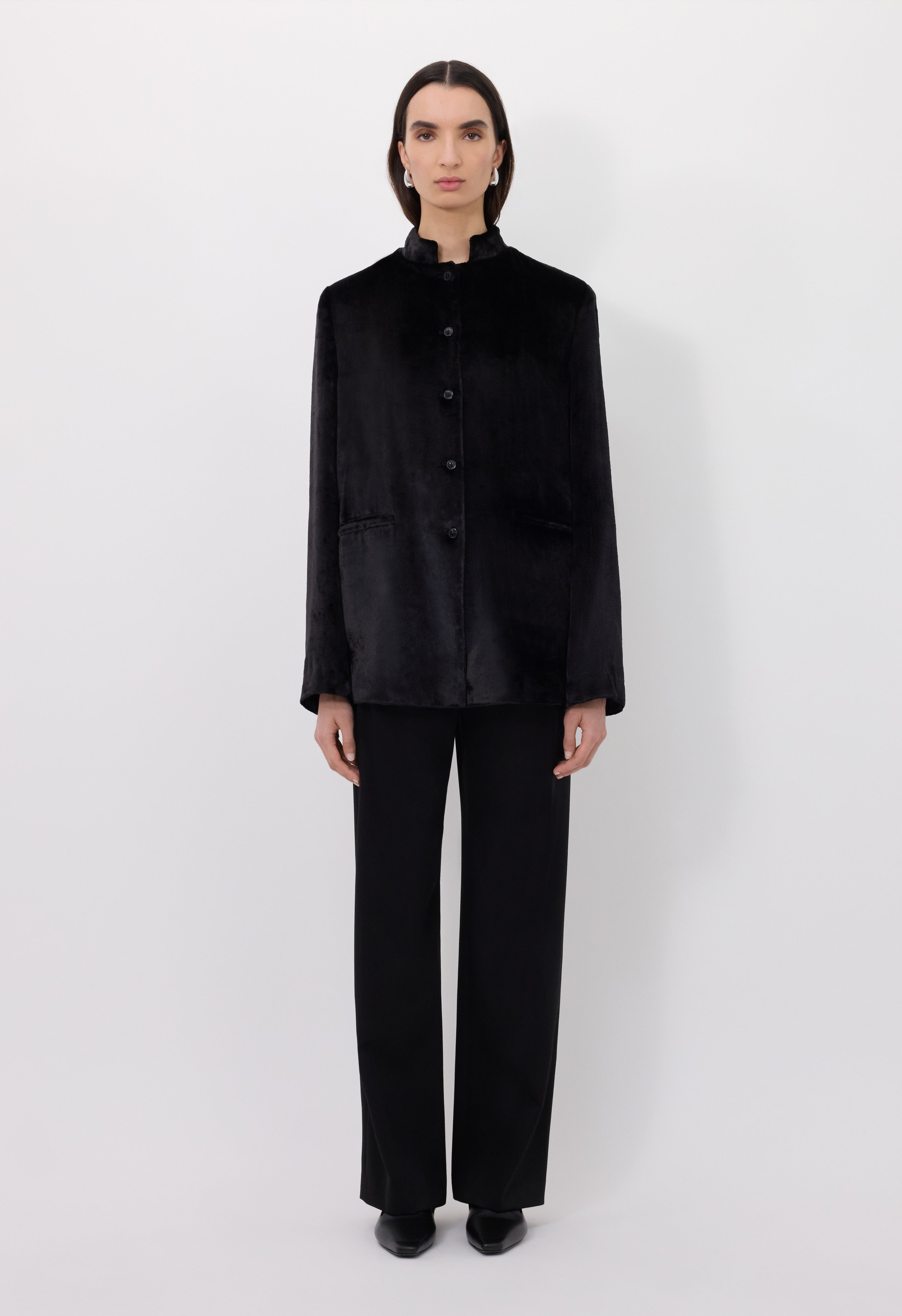LARA Silk velvet jacket