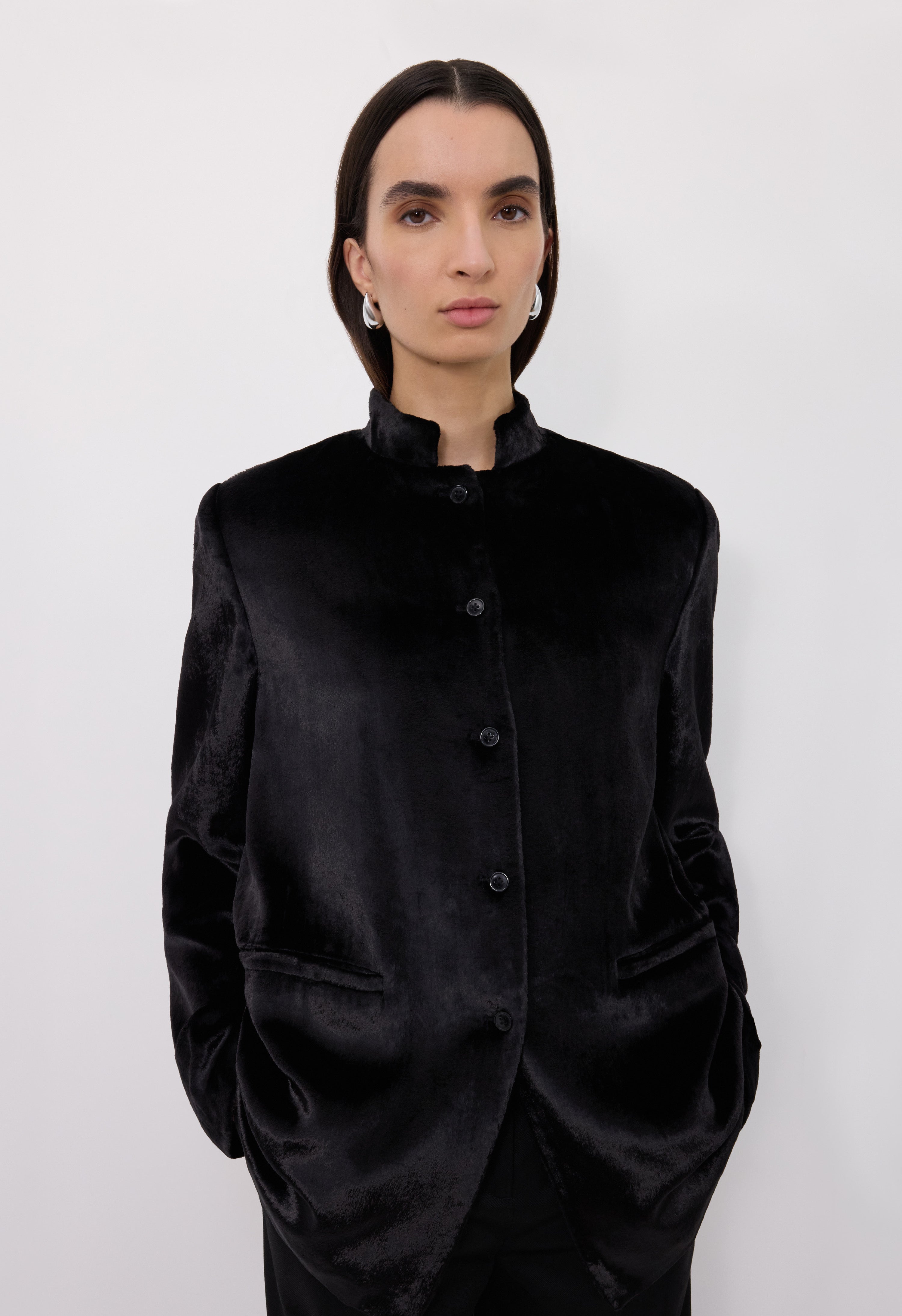 LARA Silk velvet jacket