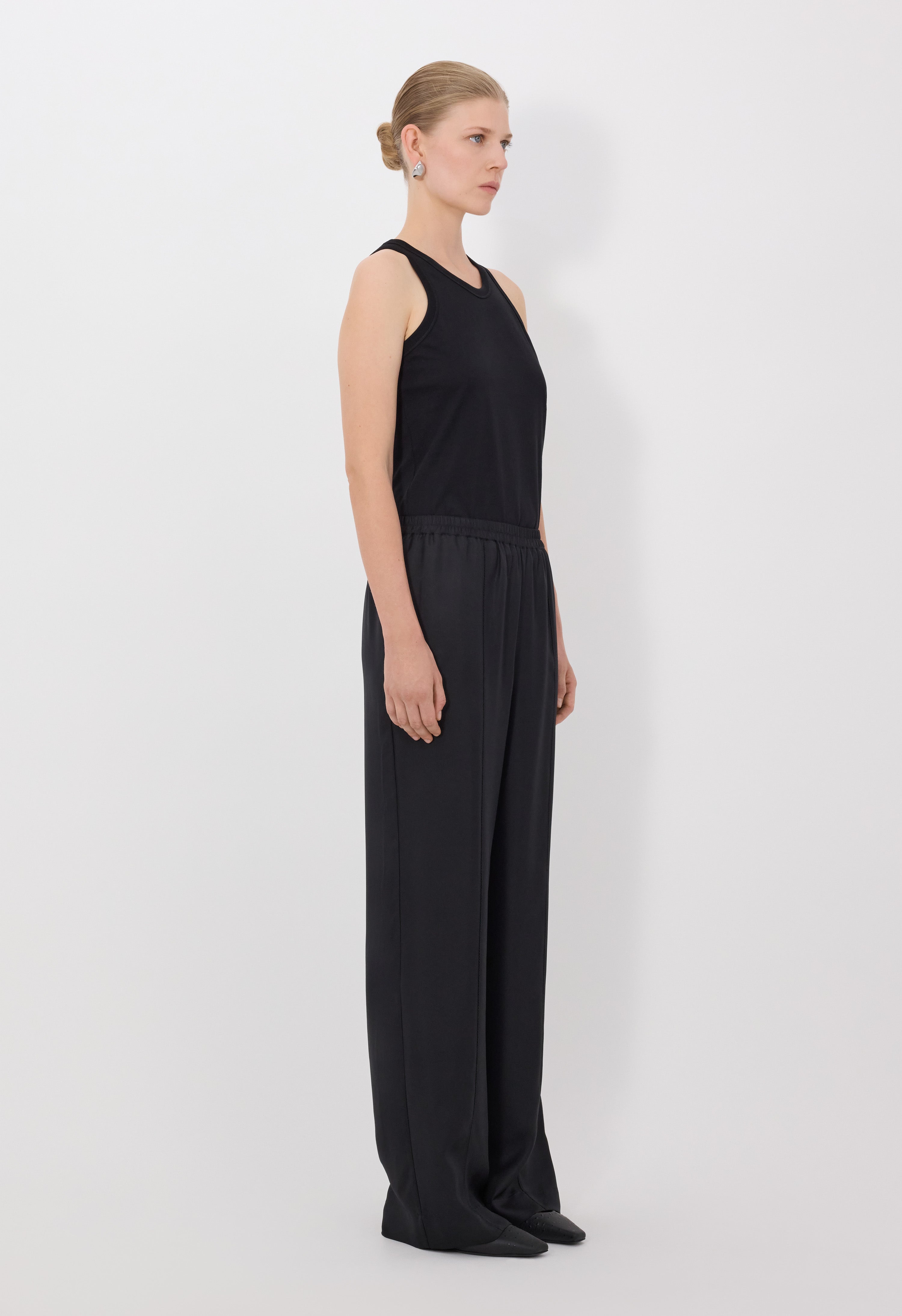 LARS Silk twill trousers