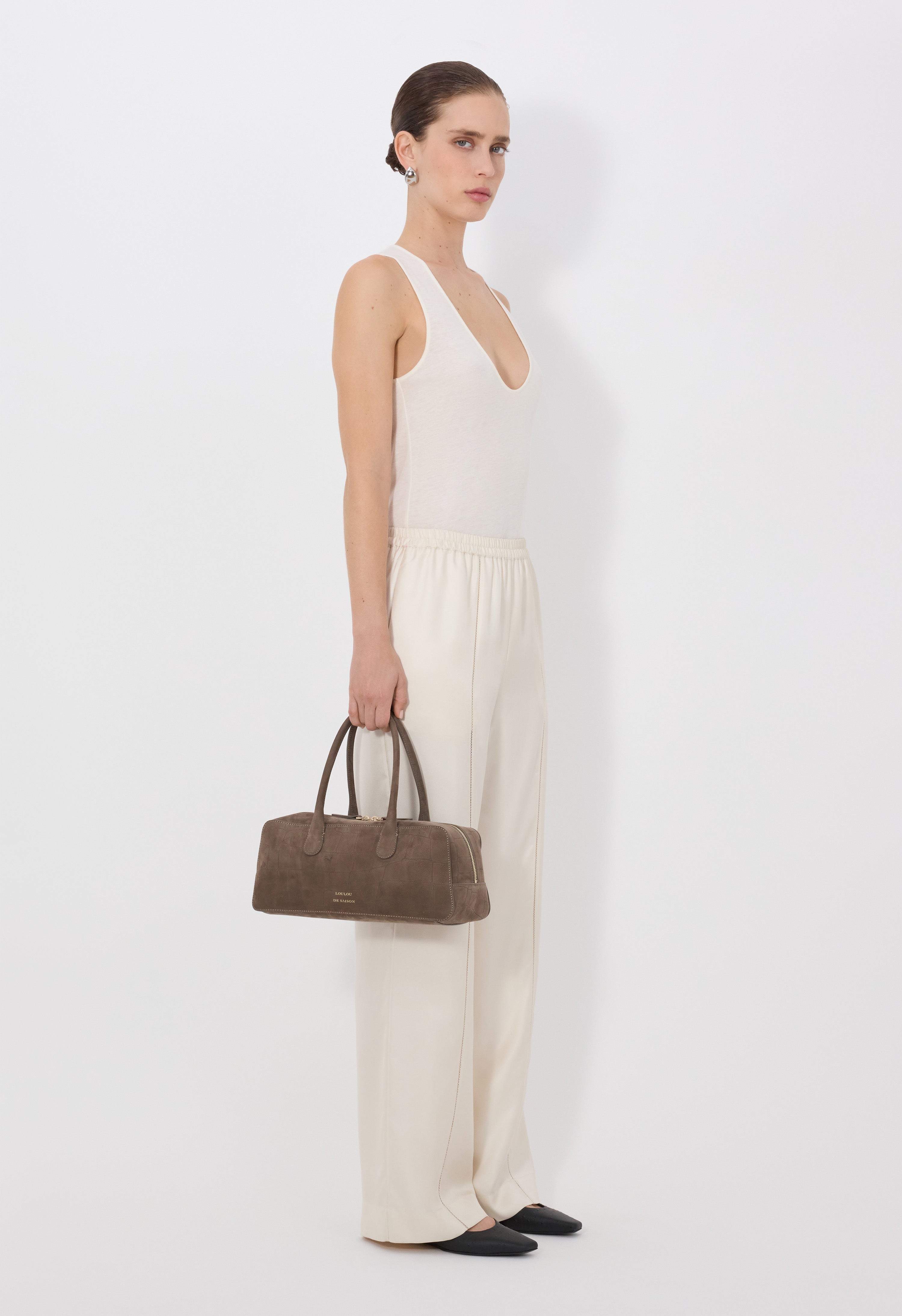 LARS Silk twill trousers