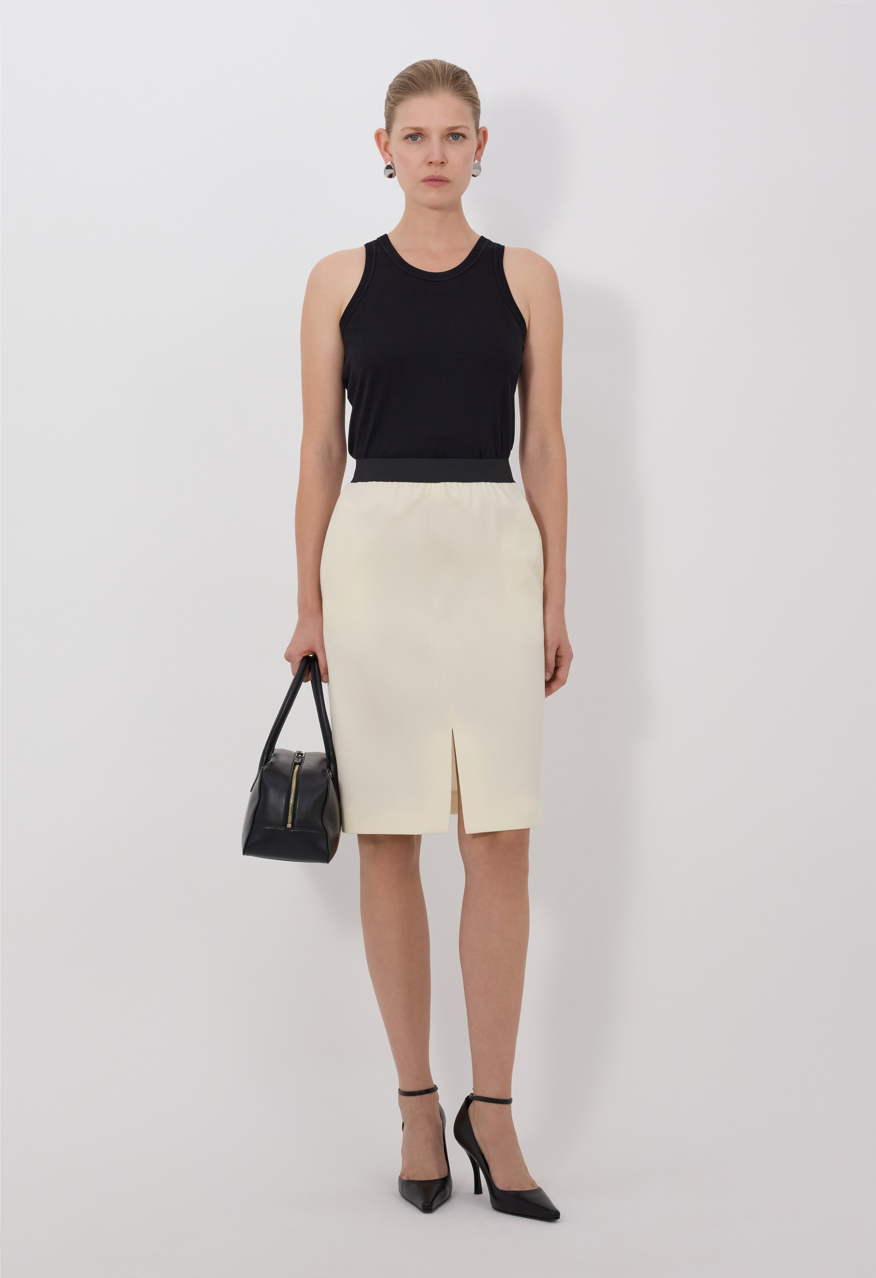 LIMA Elasticated waist skirt