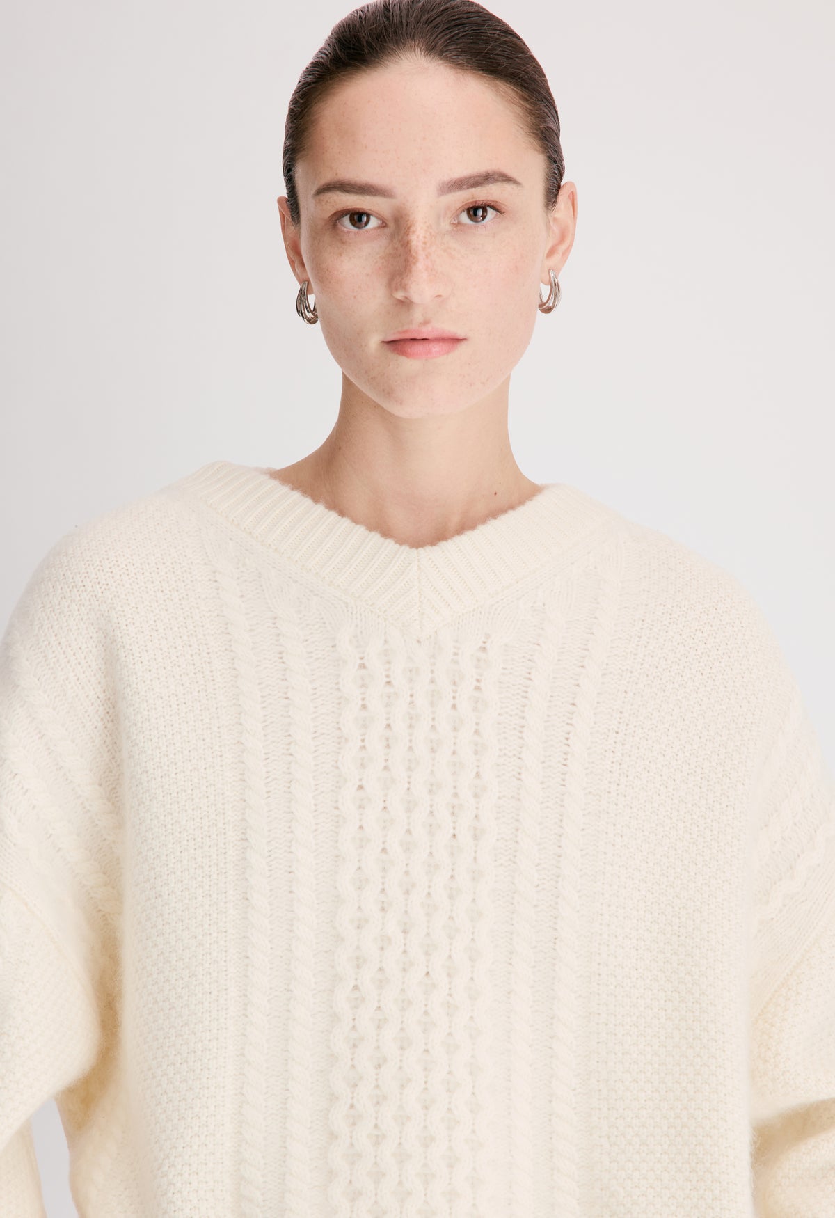 LUCIO Brushed wool cashmere sweater