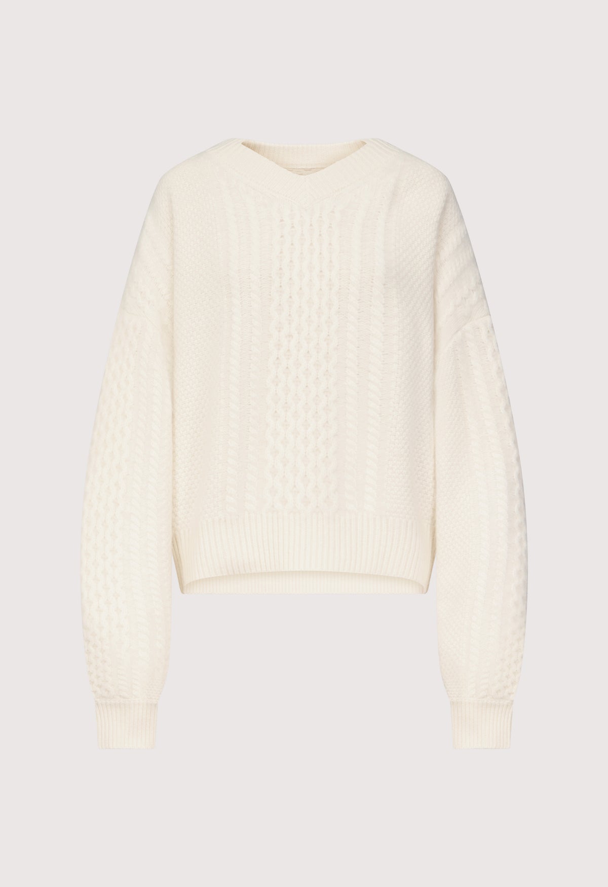 LUCIO Brushed wool cashmere sweater