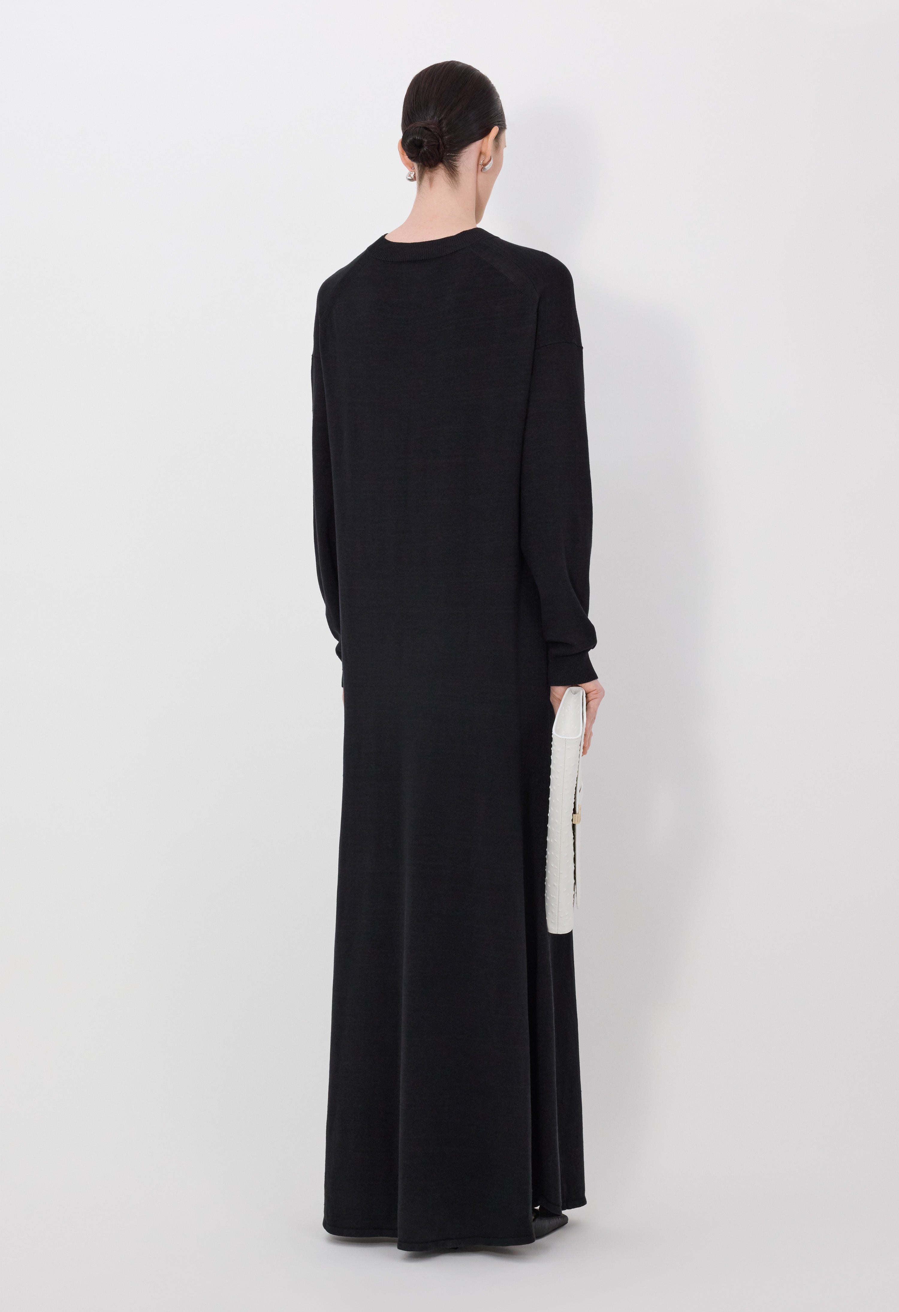 LUCY Silk linen knit maxi dress