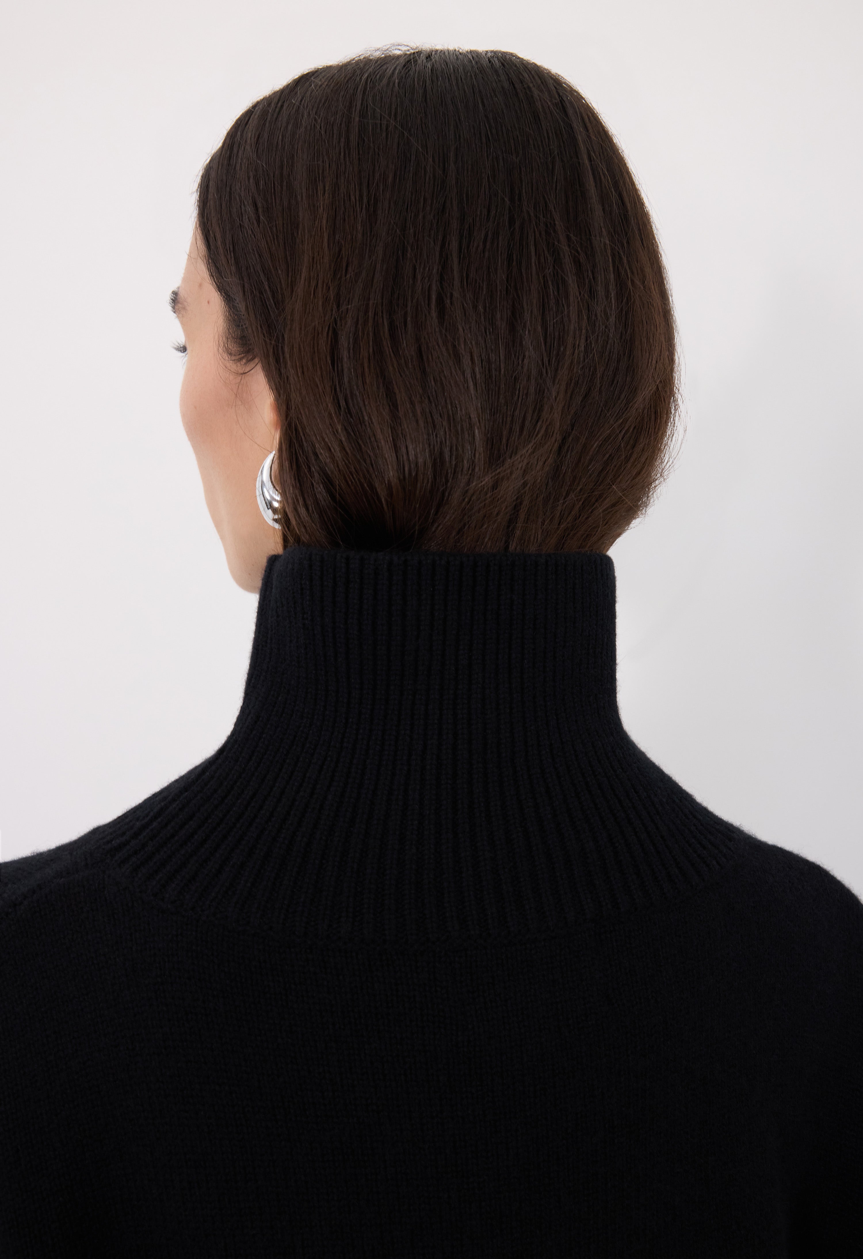 LUKE Stand collar wool sweater