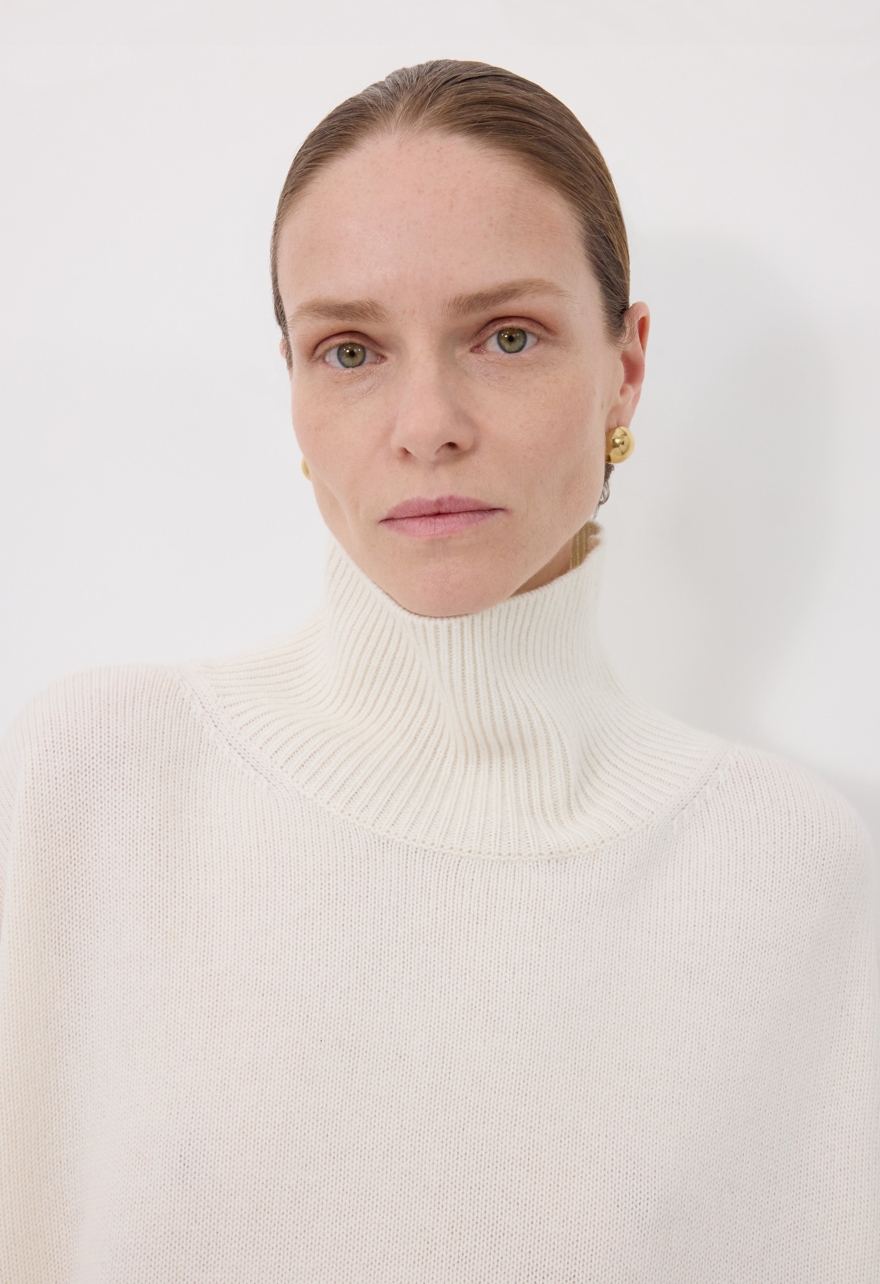LUKE Stand collar wool sweater