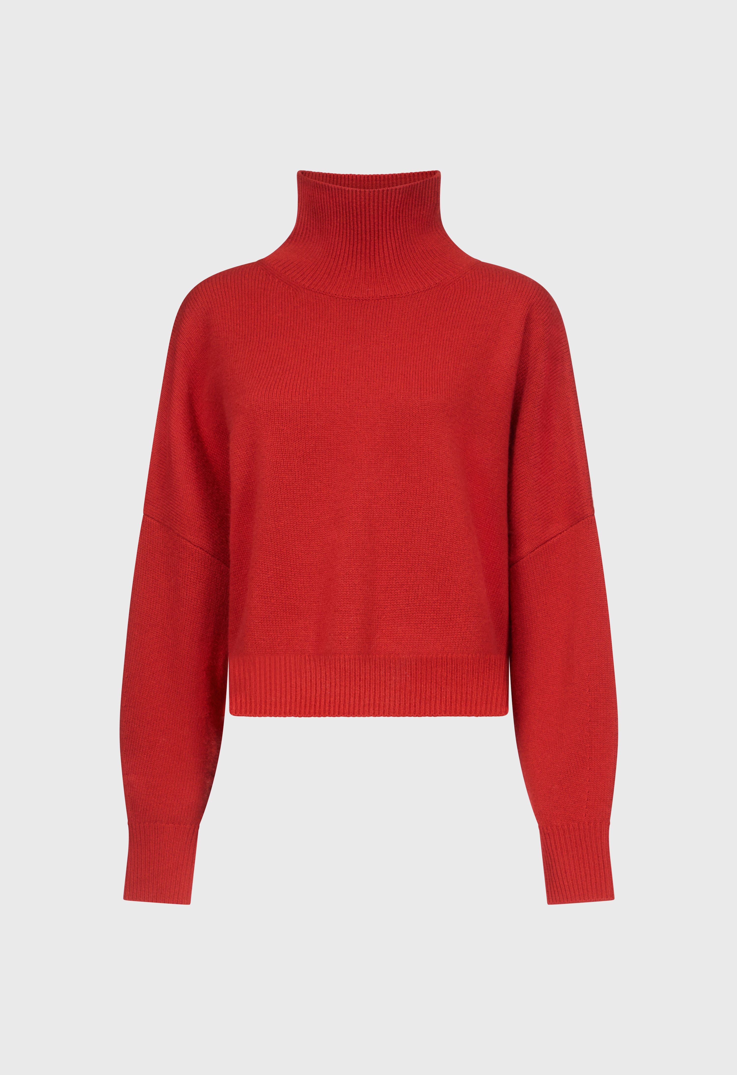 LUKE Stand collar wool sweater