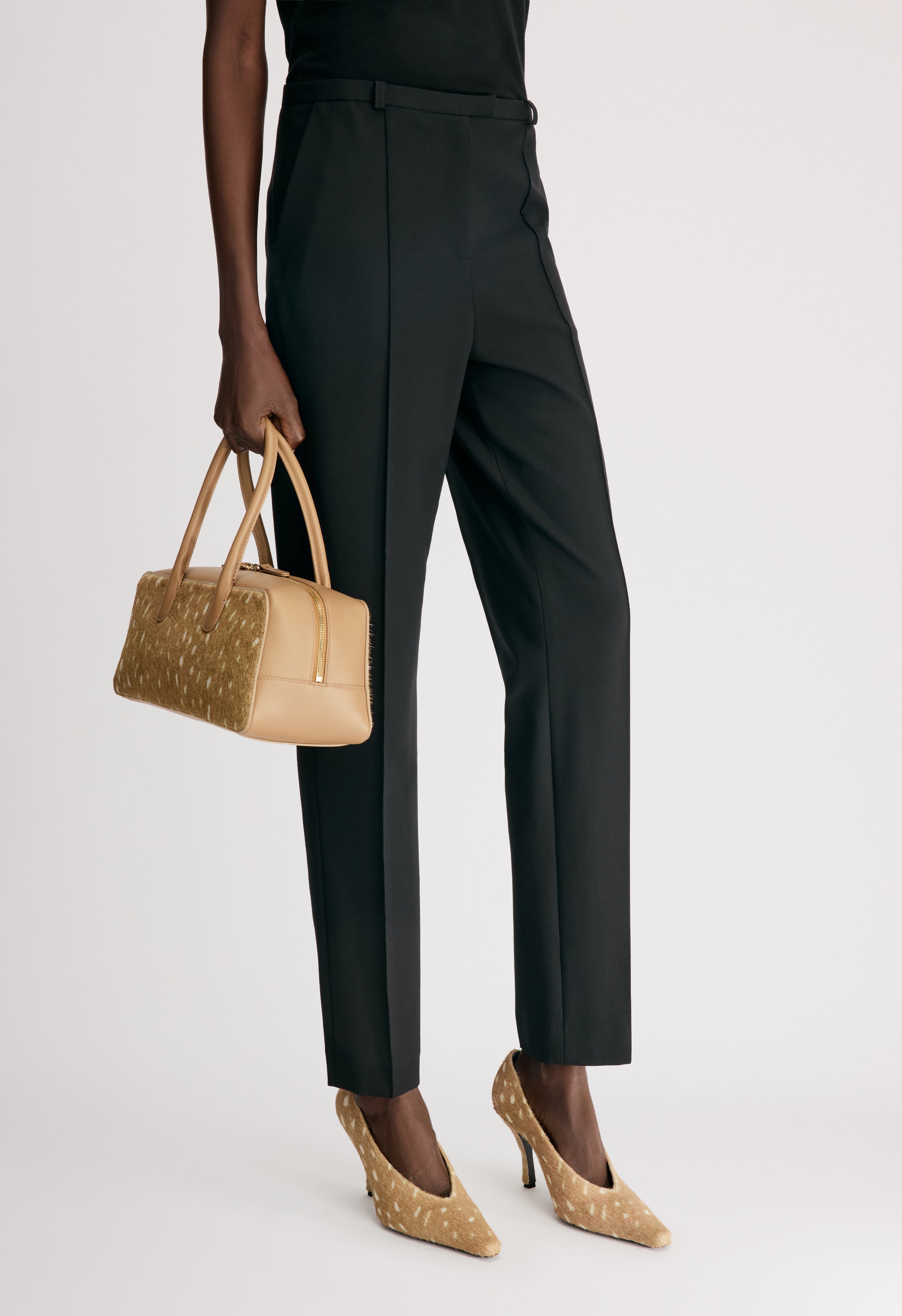 MALKA LDS Fitted leg trousers