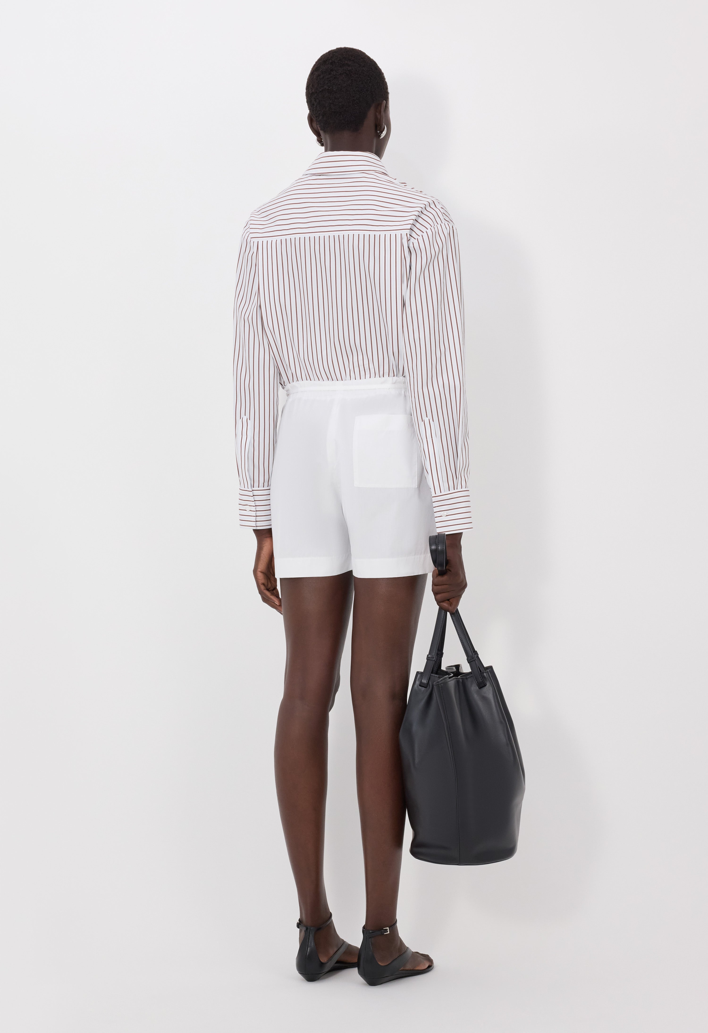 MALONE Cotton poplin shorts