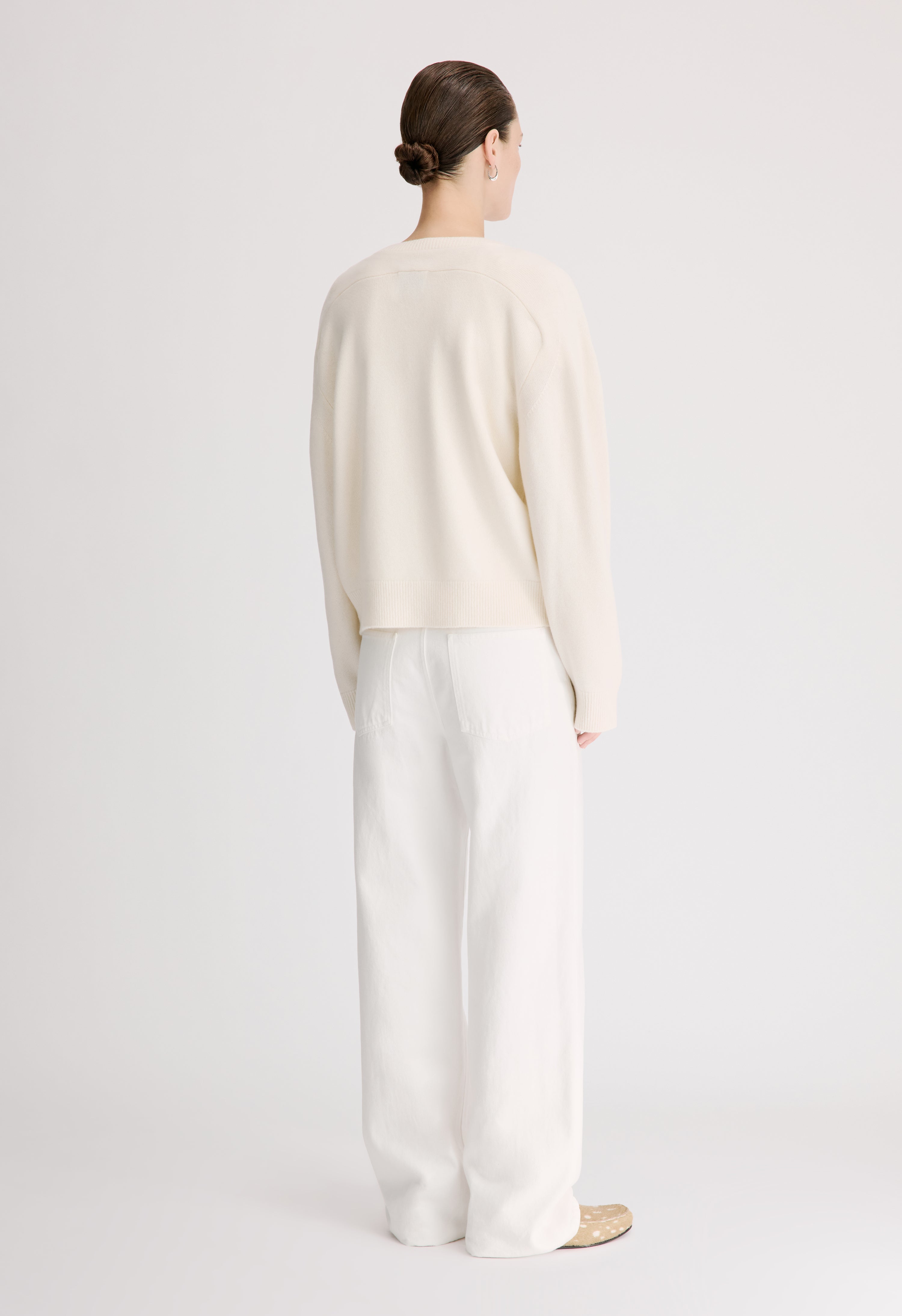 MALO Oversized henley sweater
