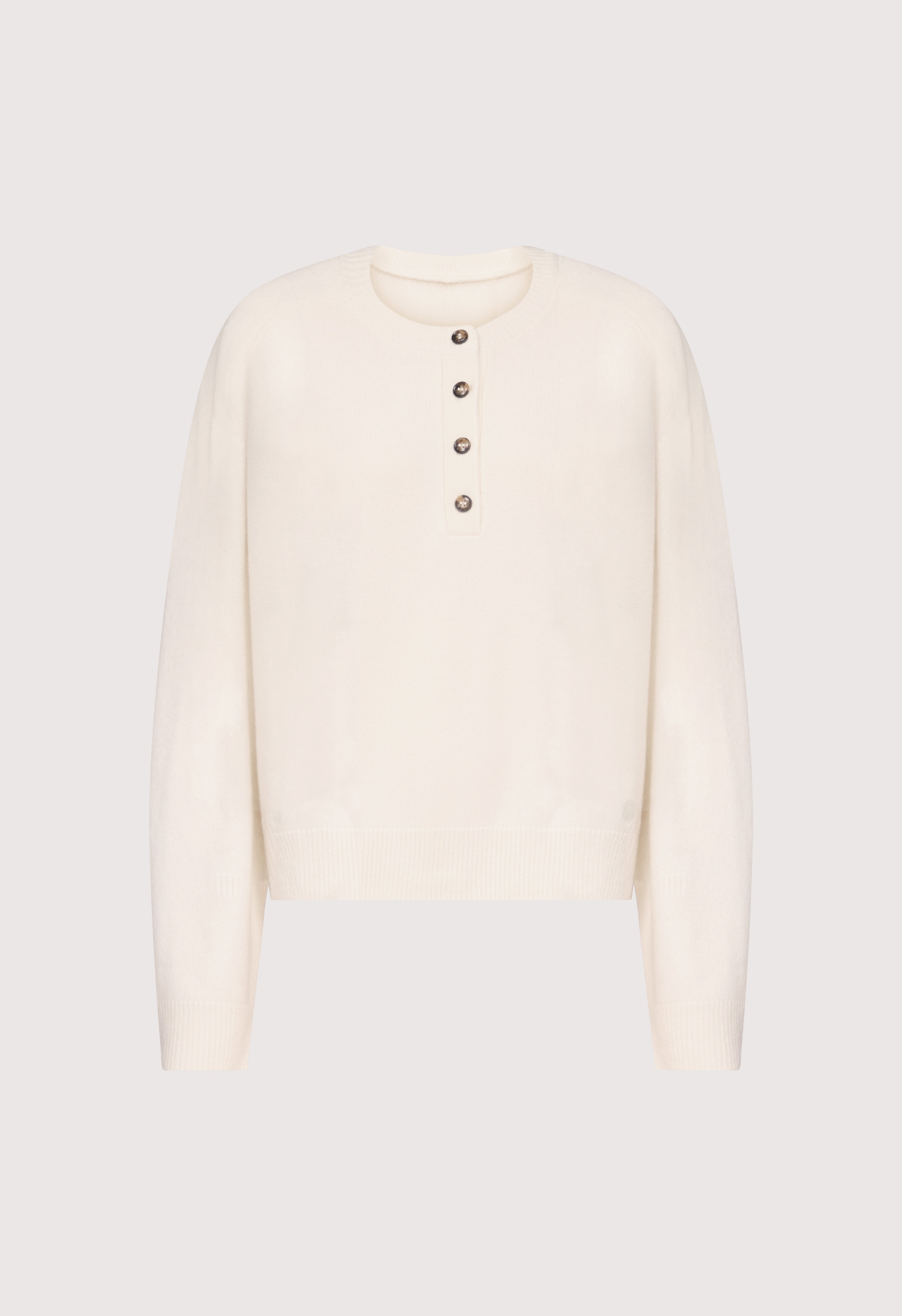 MALO Oversized henley sweater