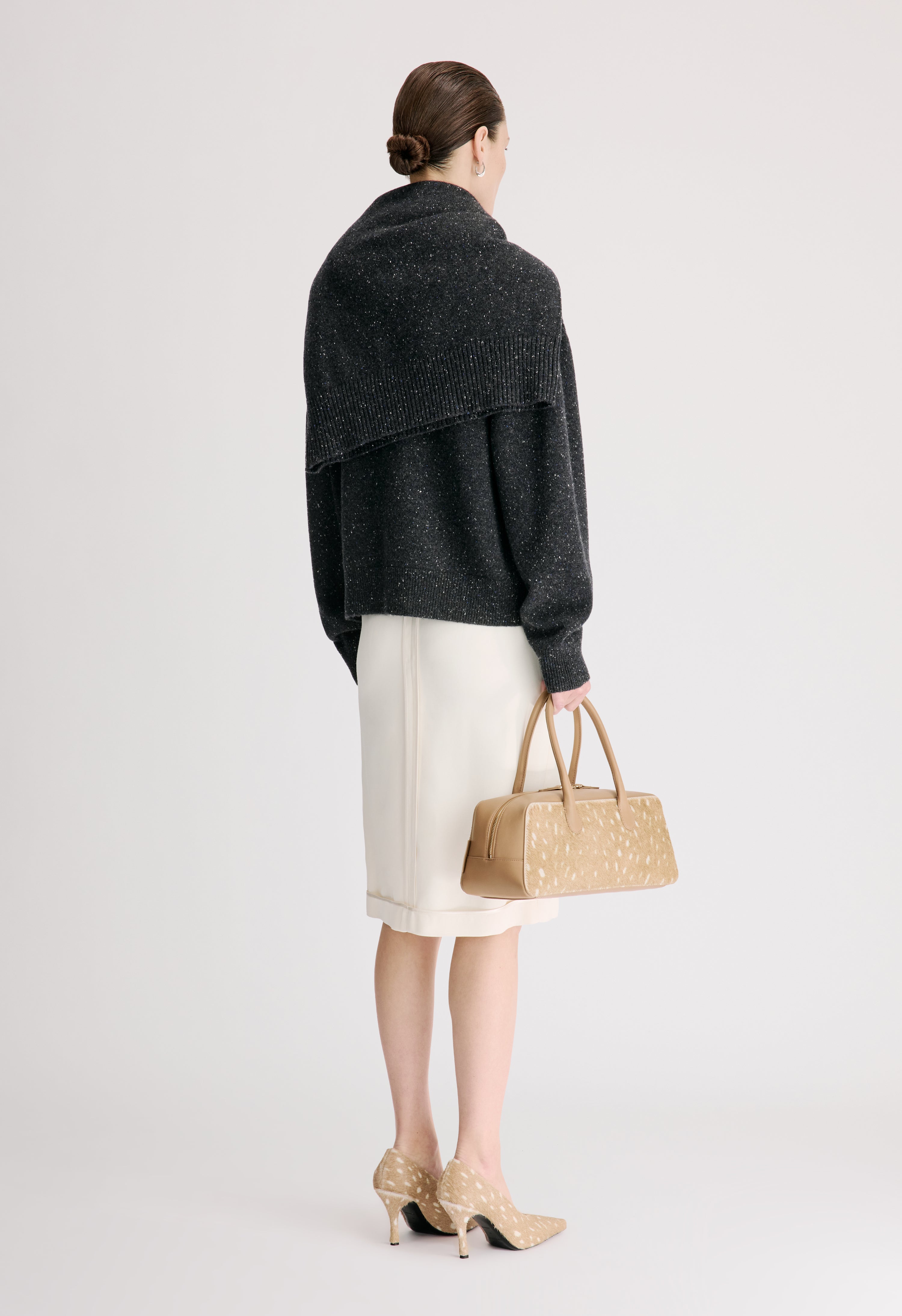 MALO Oversized henley sweater