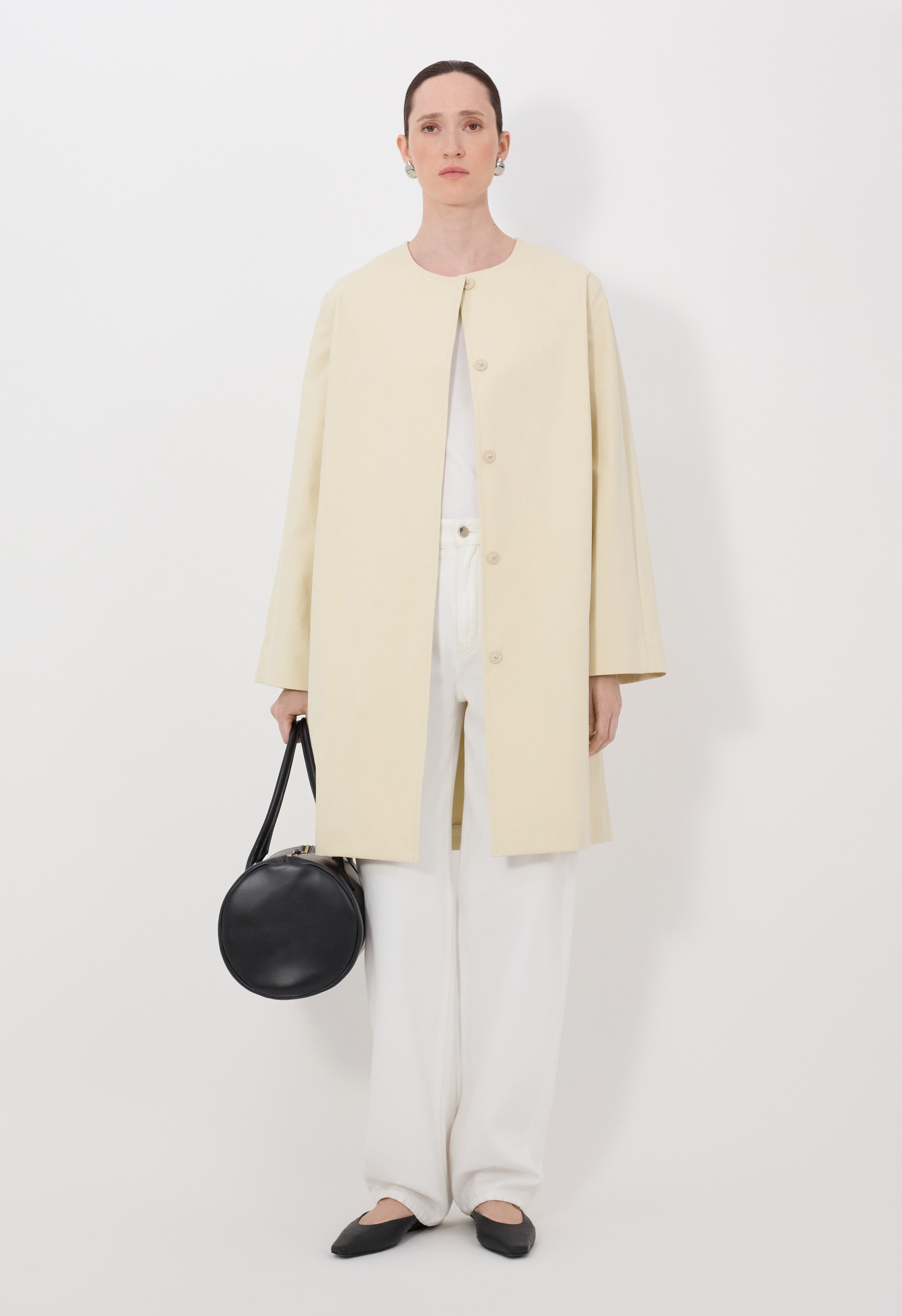 MERILL Cotton gabardine coat
