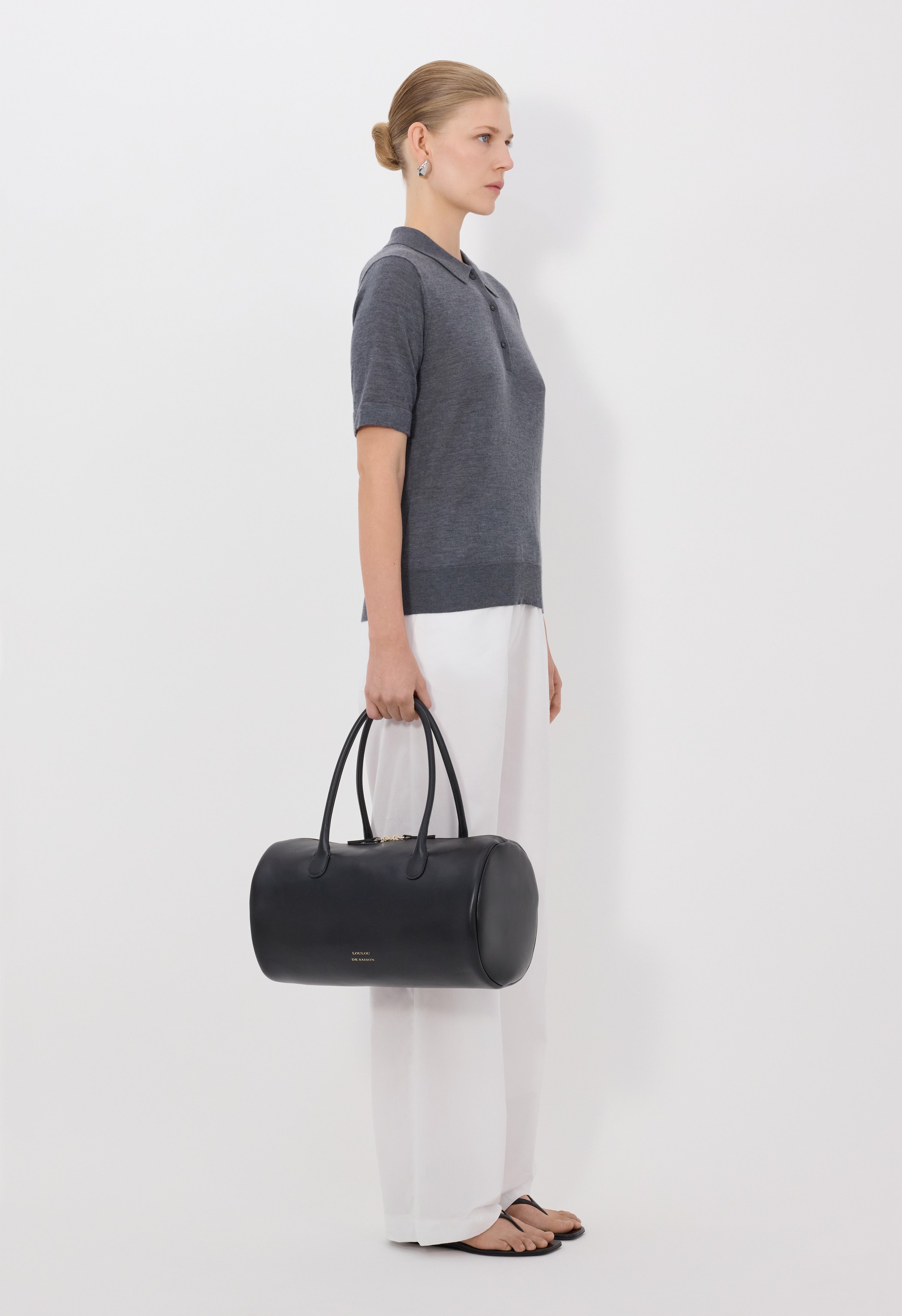 MIGO Fluid cashmere polo shirt