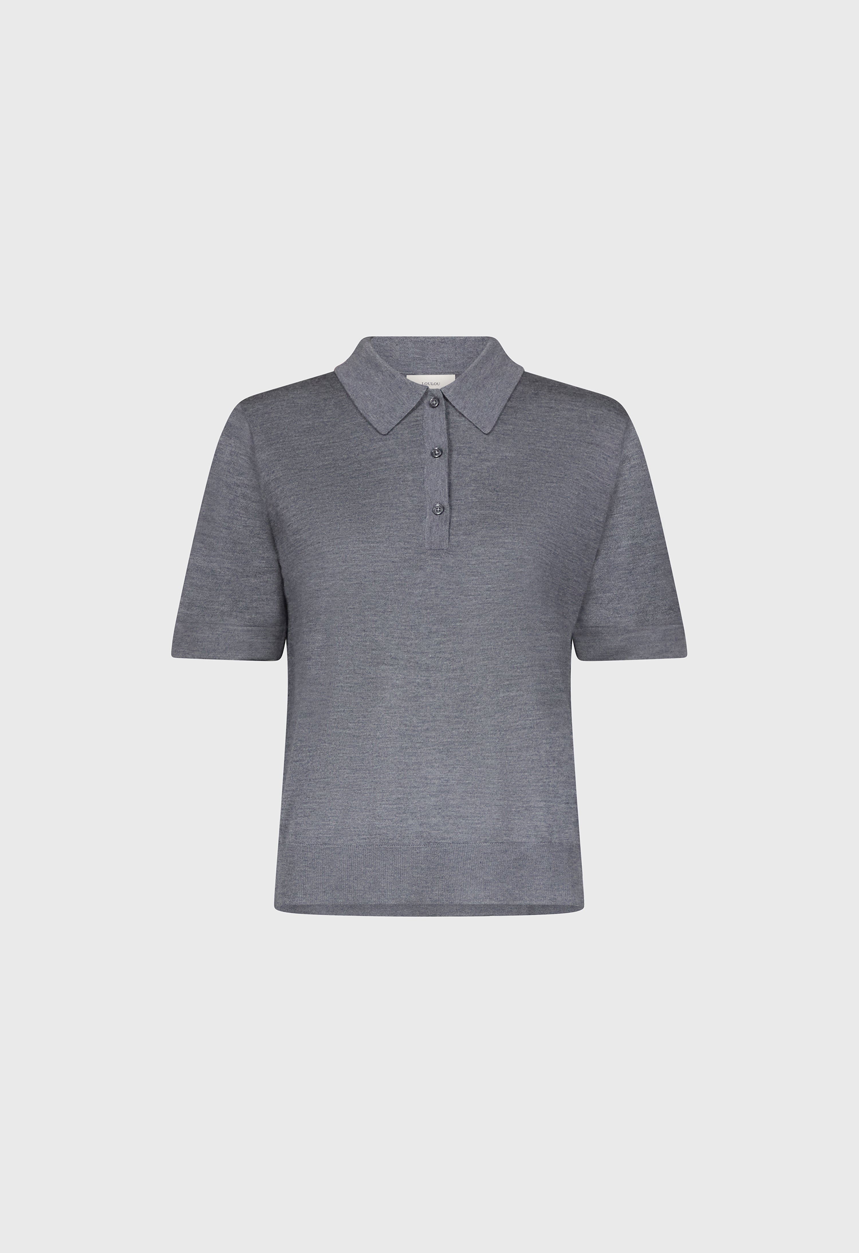 MIGO Fluid cashmere polo shirt