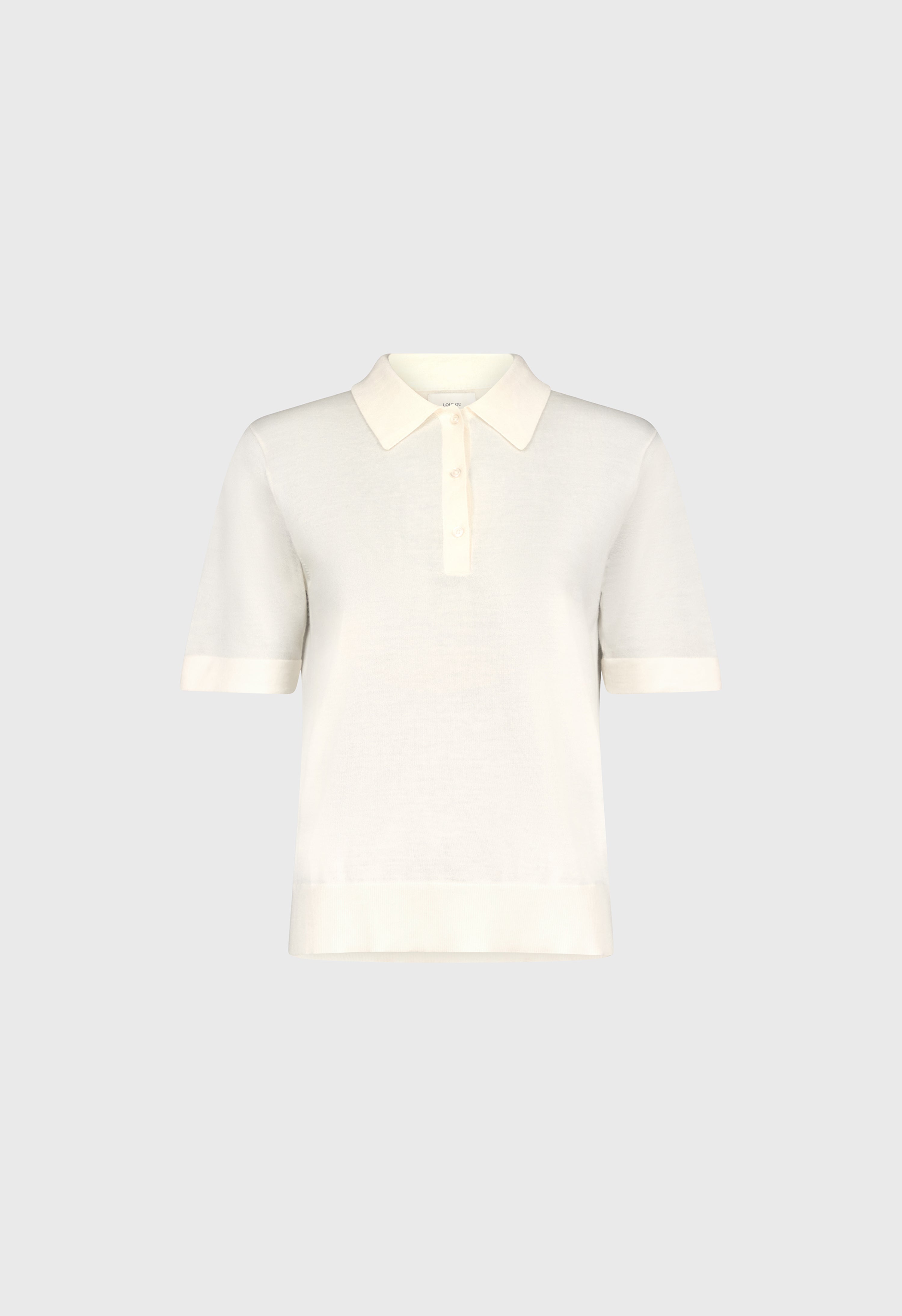 MIGO Fluid cashmere polo shirt