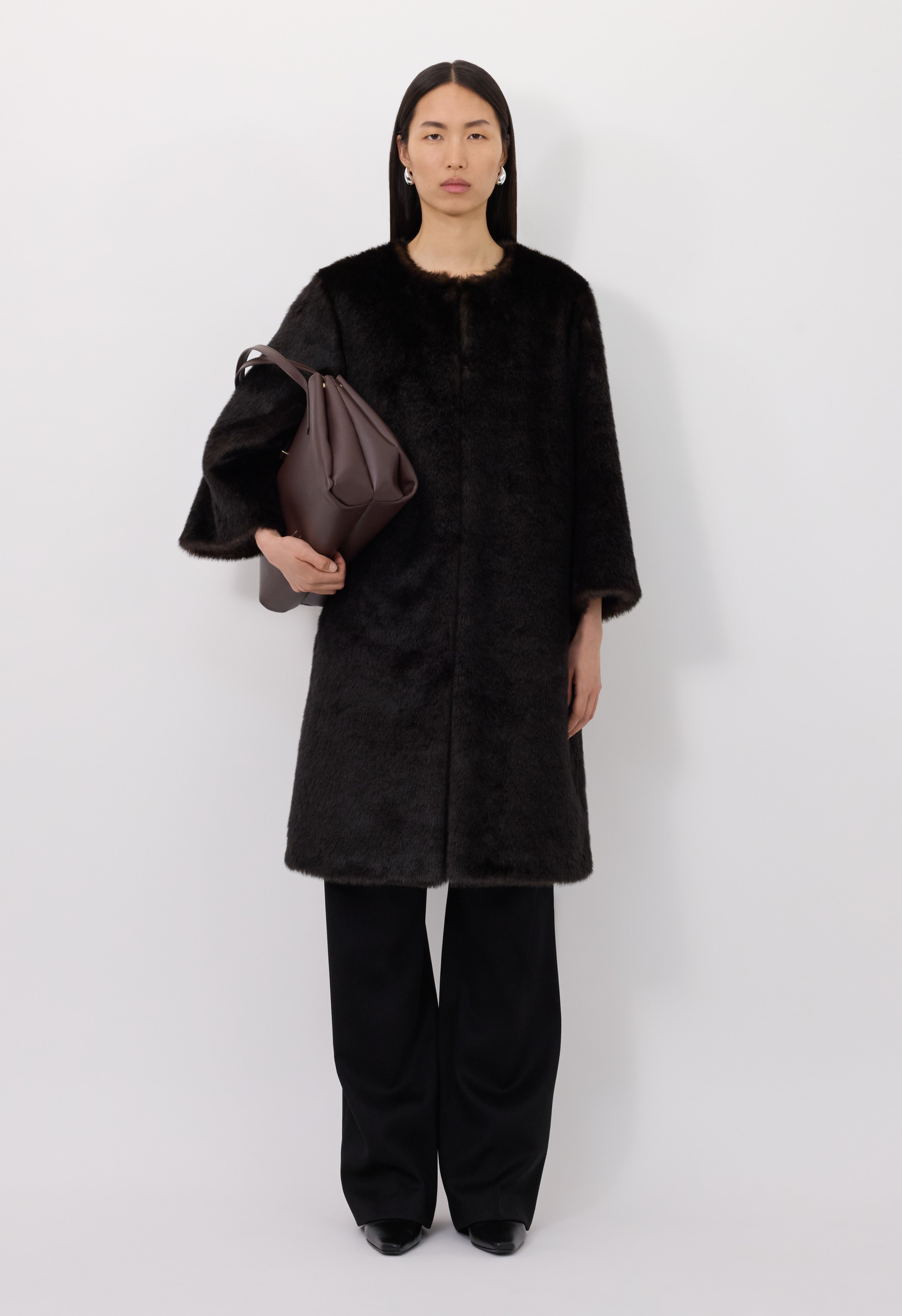 MOORE Faux fur coat