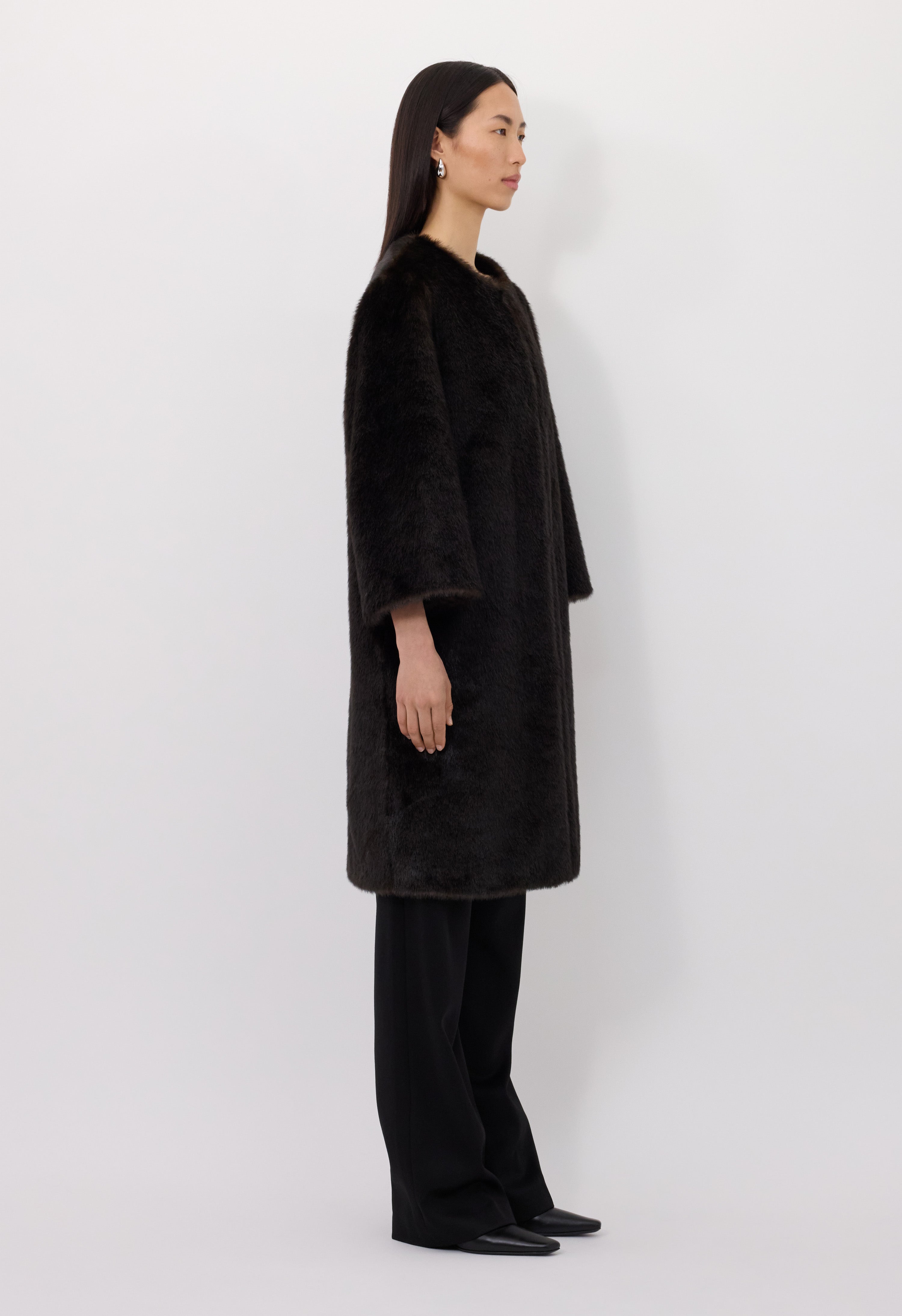 MOORE Faux fur coat
