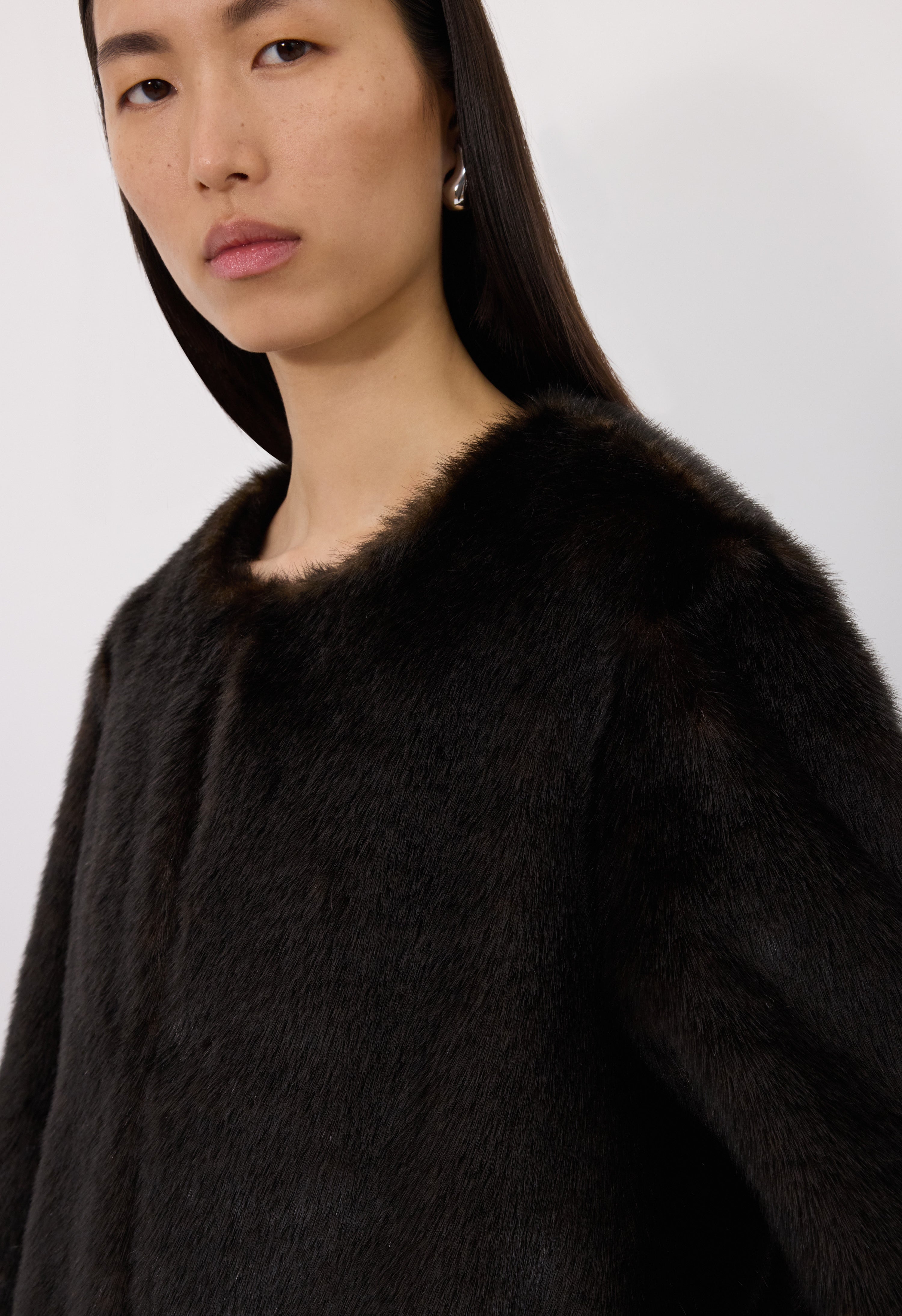 MOORE Faux fur coat