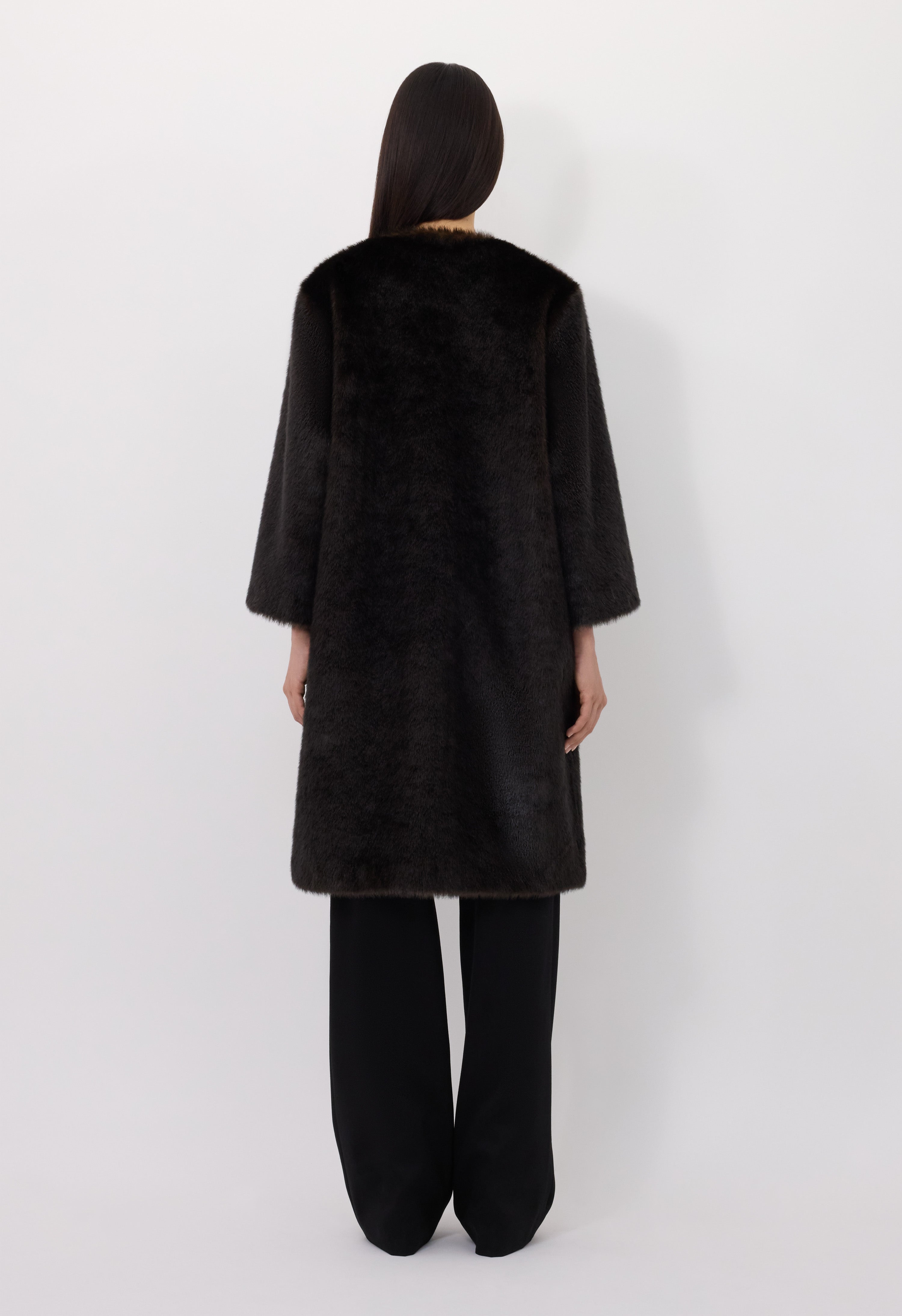 MOORE Faux fur coat
