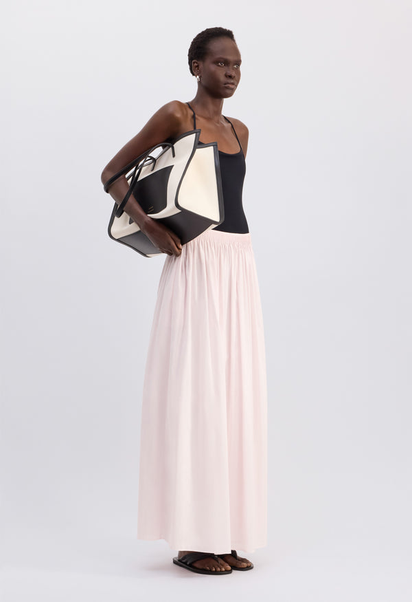 NAYA Gathered midi skirt
